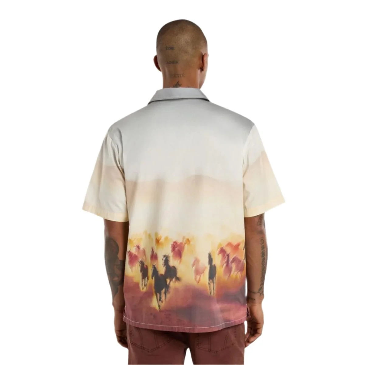 Dickies Men's River Ranch S/S Shirt Oak Buff - Image 2