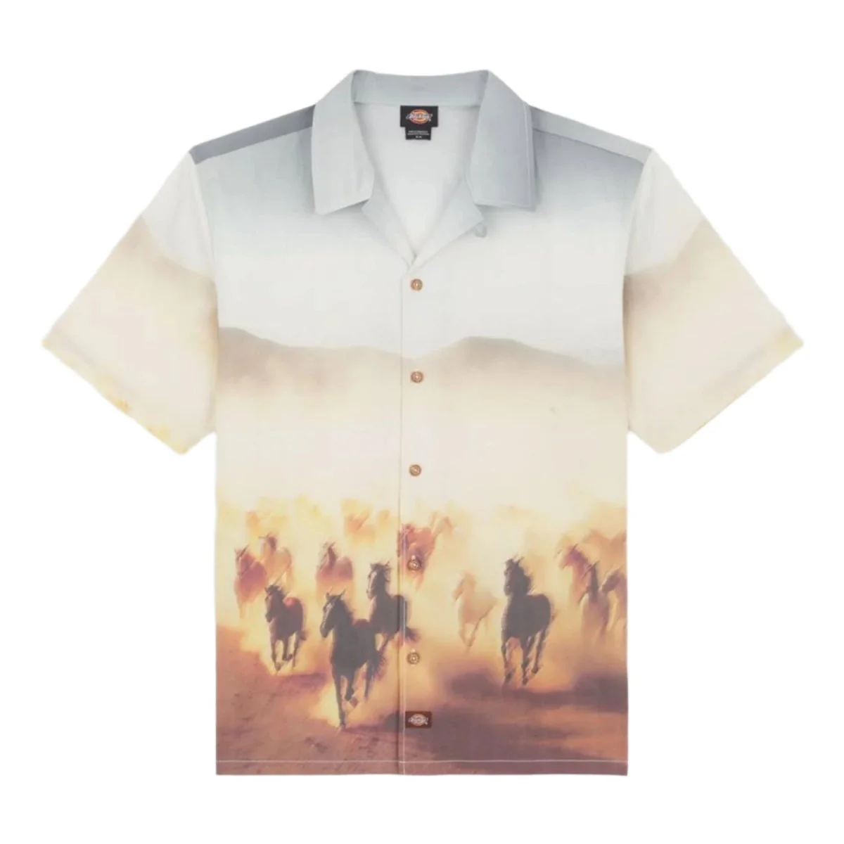 Dickies Men's River Ranch S/S Shirt Oak Buff - Image 3