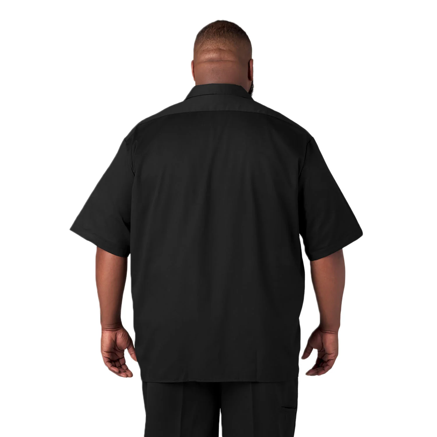 Dickies Men's S/S Work Shirt Black - Image 6