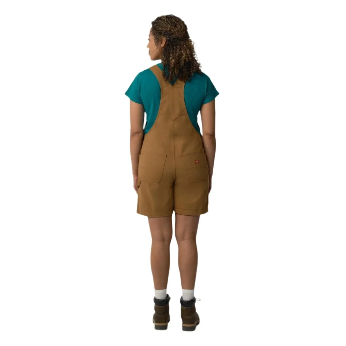 Dickies Women's Bib Shortall Stone - Image 2