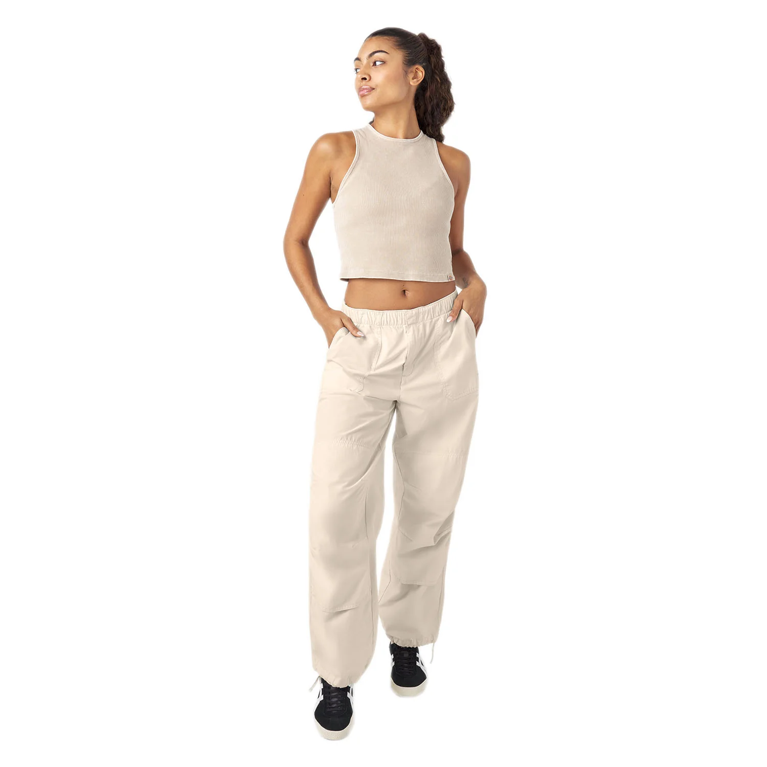 Dickies Women's Fishersville Pant Stone Whitecap Grey - Image 3