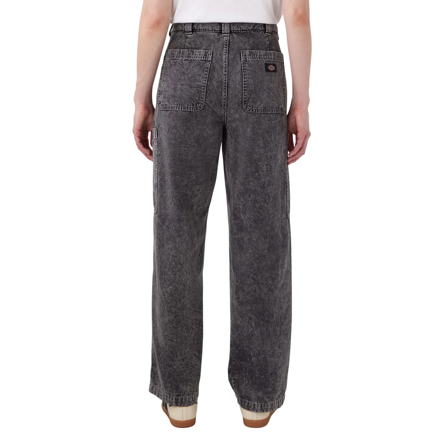 Dickies Women's Newington Cargo Pant Black Heritage Wash - Image 2