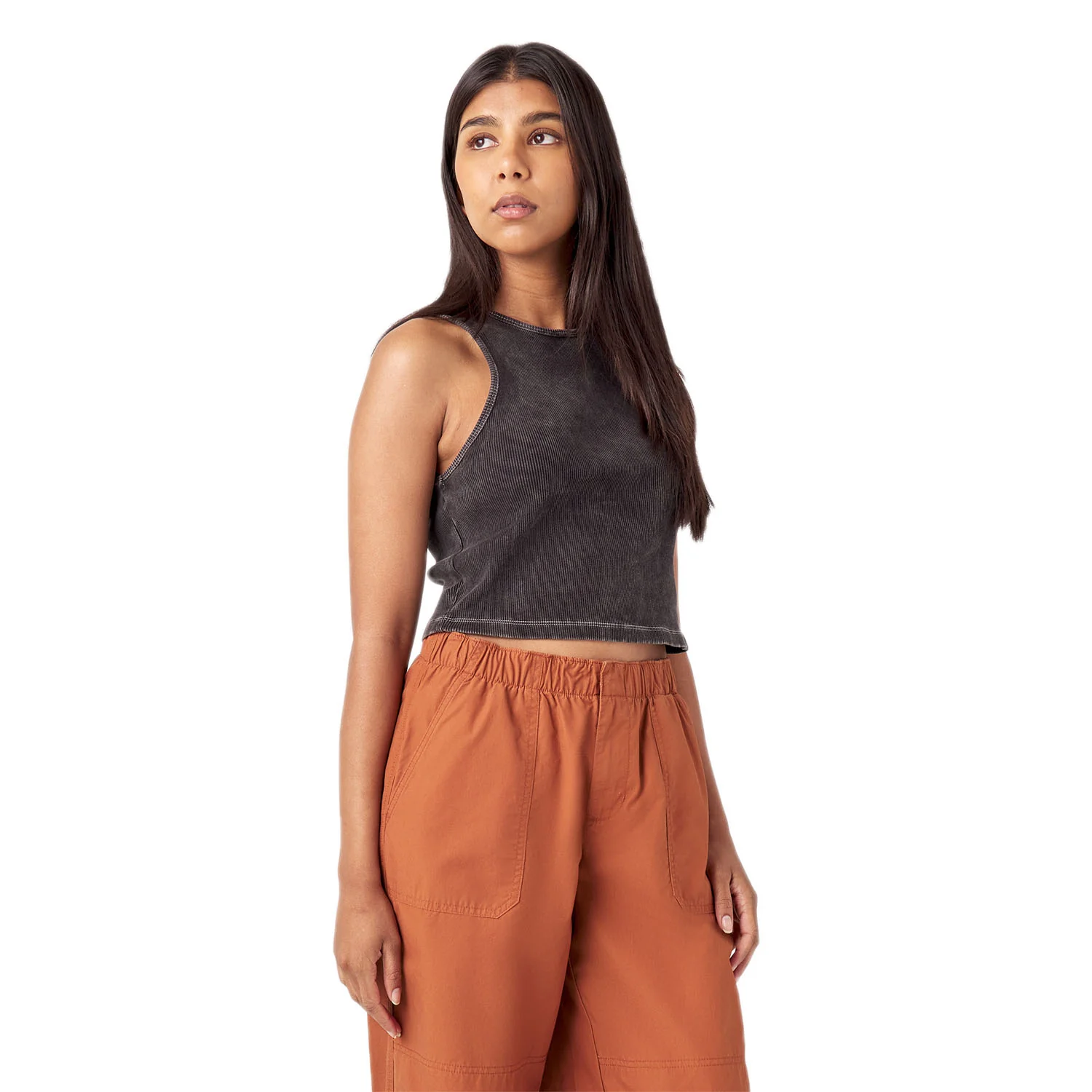 Dickies Women's Newington Tank Top Black Heritage Wash - Image 2