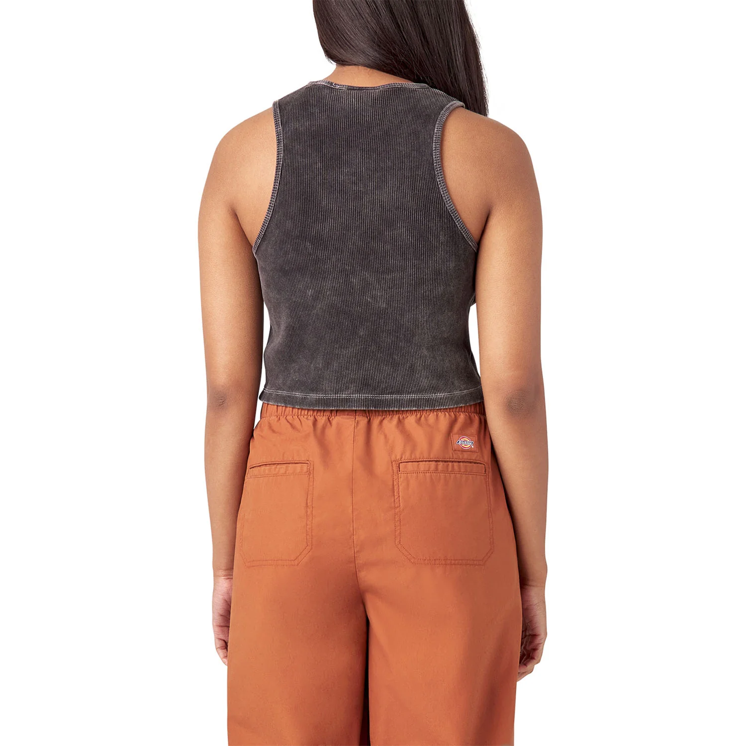 Dickies Women's Newington Tank Top Black Heritage Wash - Image 4