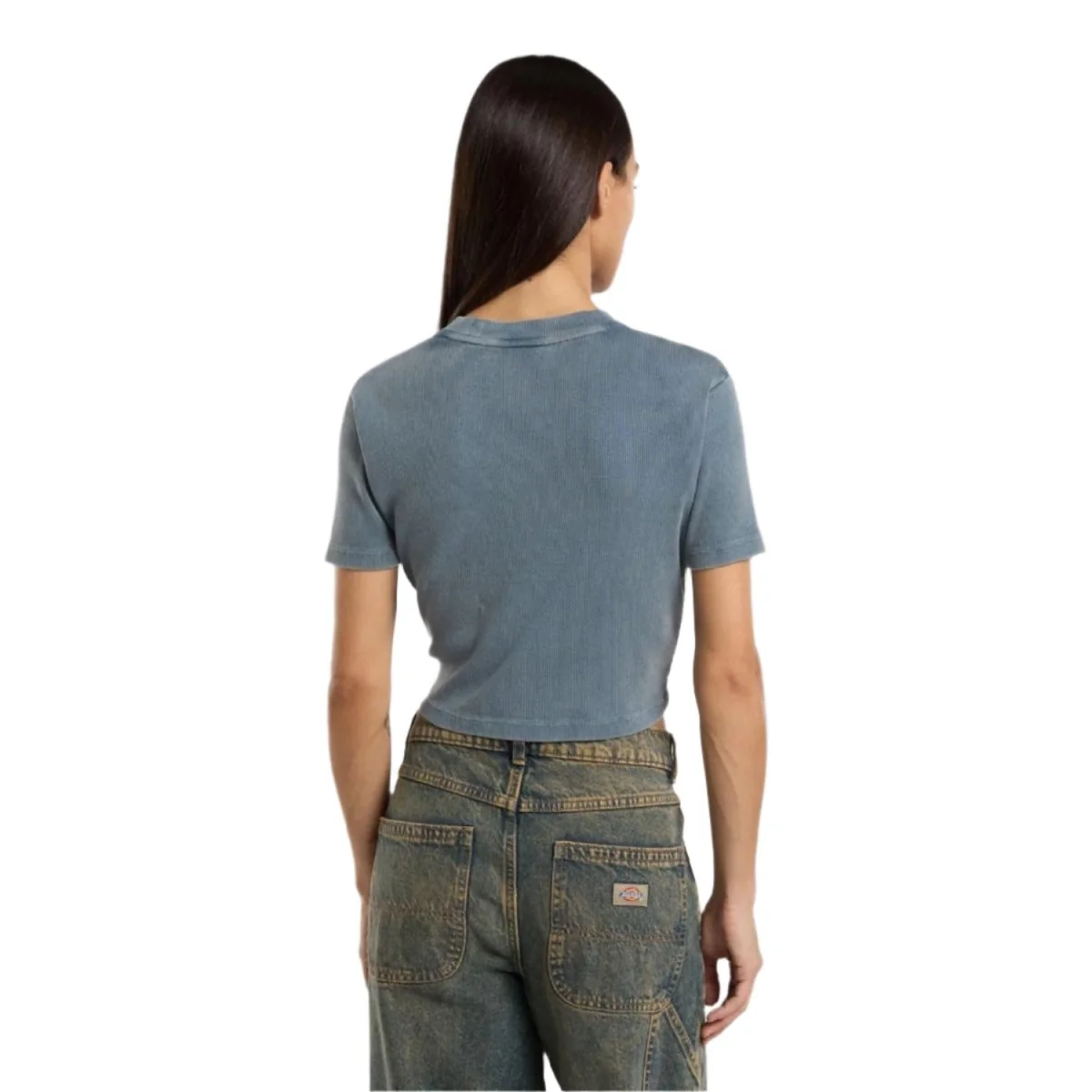 Dickies Women's Plentywood S/S T-Shirt Stormy Weather - Image 2