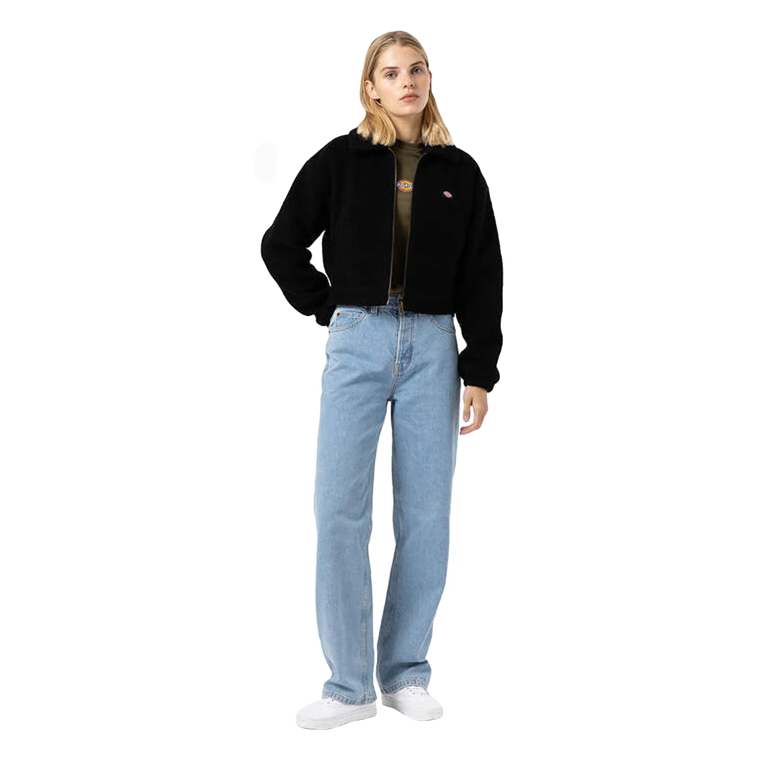Dickies Women's Thomasville Denim Pant Light Denim - Image 3