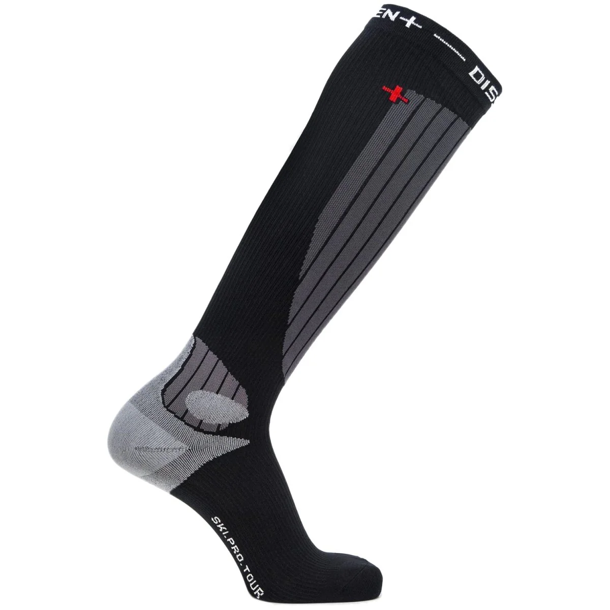 Dissent Pro Fit Compression Nano Tour Sock Black - Image 2