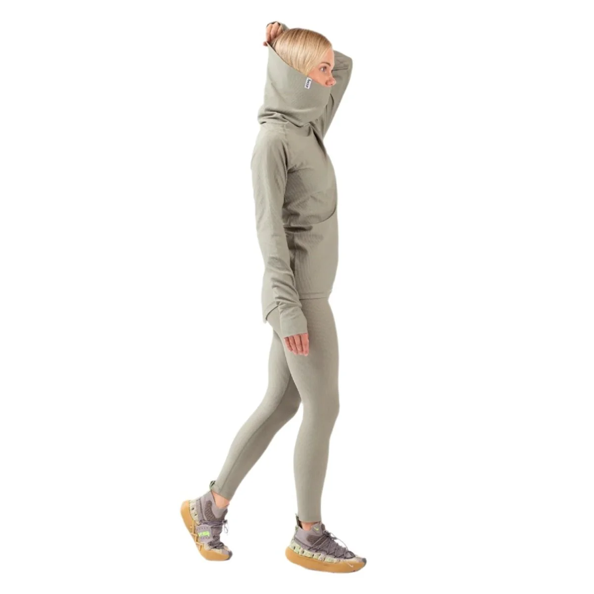 Eivy Women's Icecold Gaiter Rib Top 2025 Faded Oak - Image 2