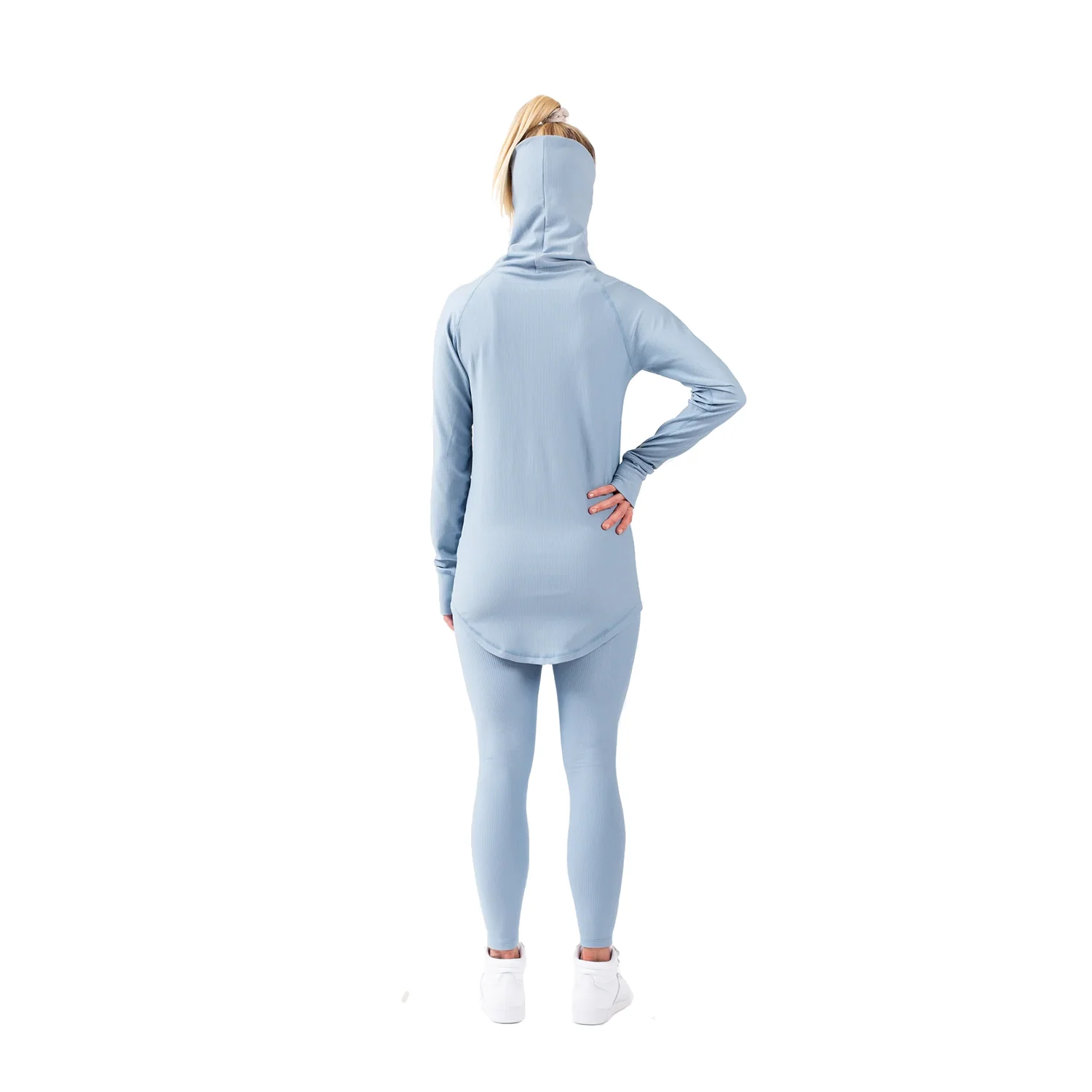 Eivy Women's Icecold Gaiter Rib Top Faded Fog - Image 3