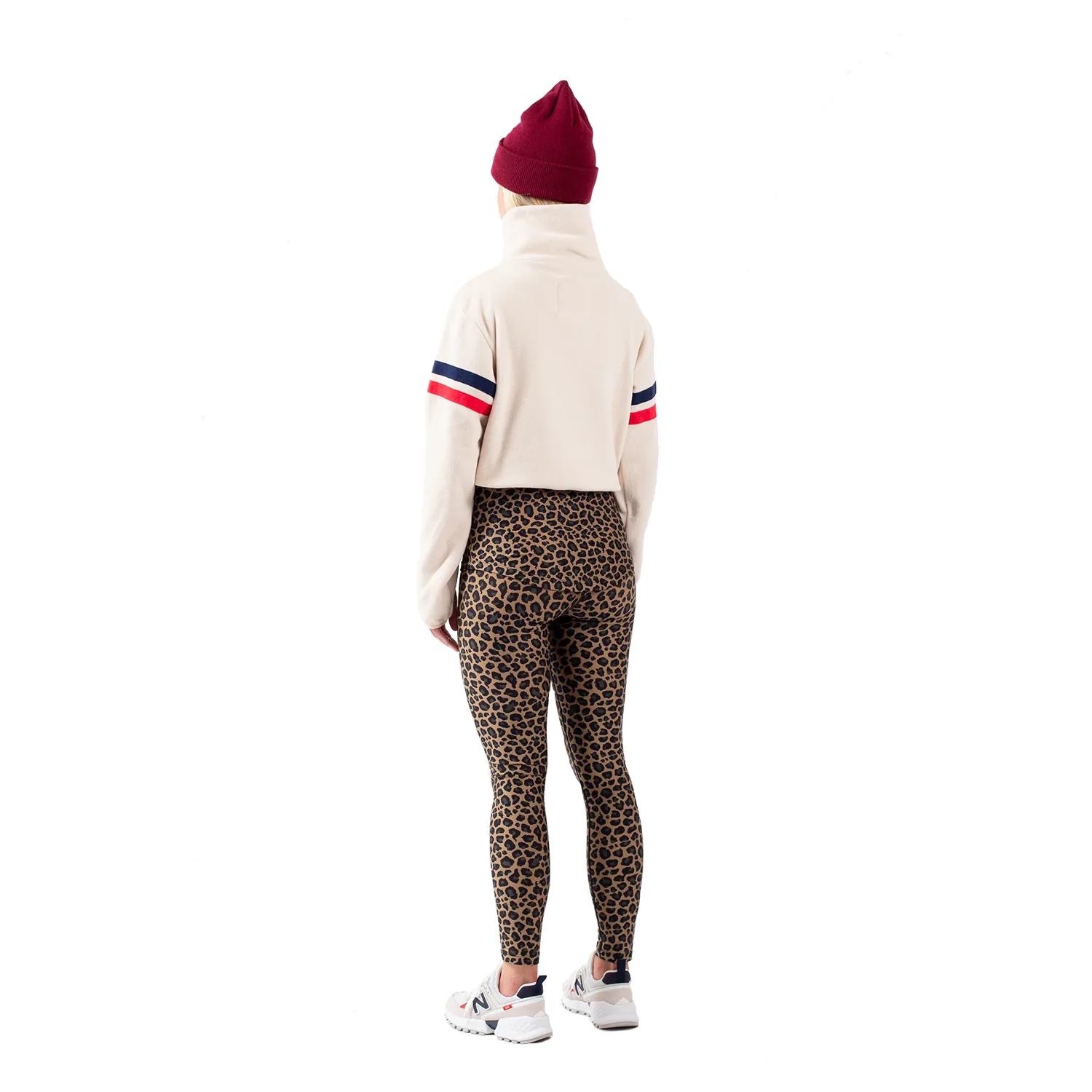 Eivy Women's Peg Zip Cropped Fleece 2024 Off White - Image 4