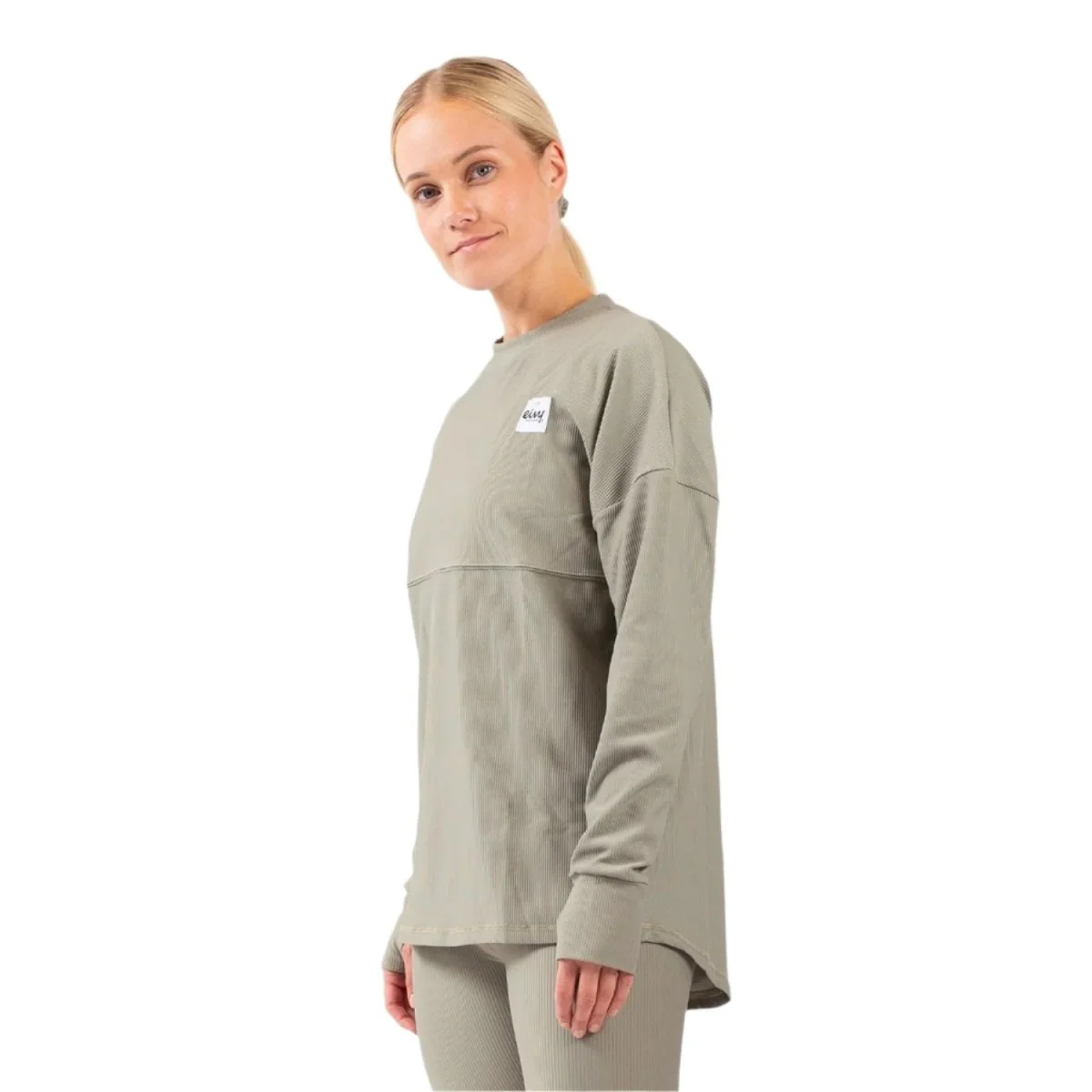 Eivy Women's Venture Rib Top 2025 Faded Oak - Image 2