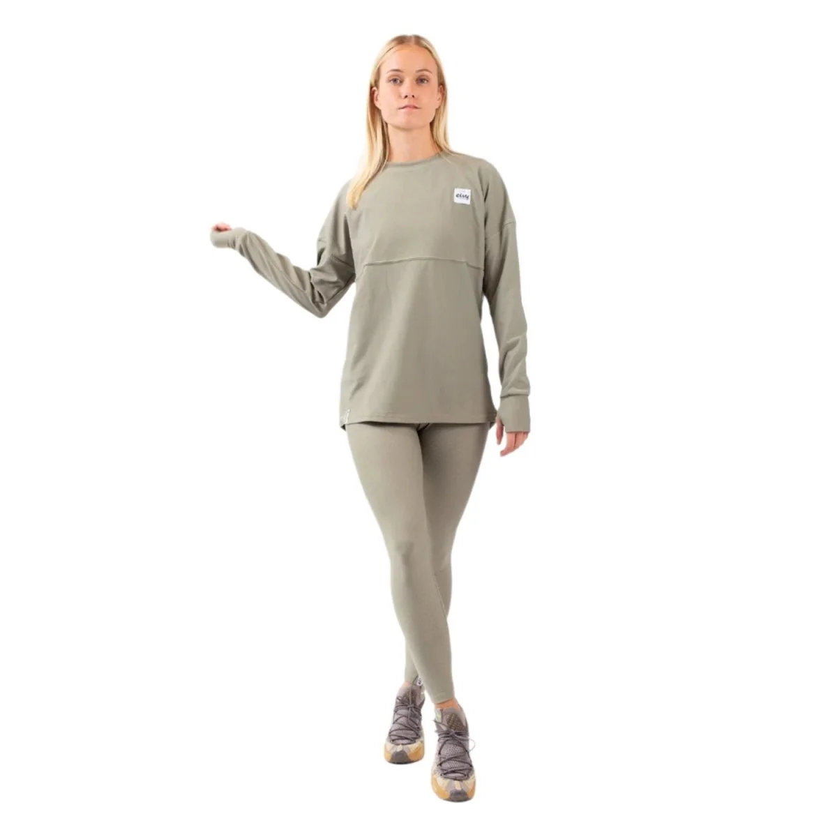 Eivy Women's Venture Rib Top 2025 Faded Oak - Image 4