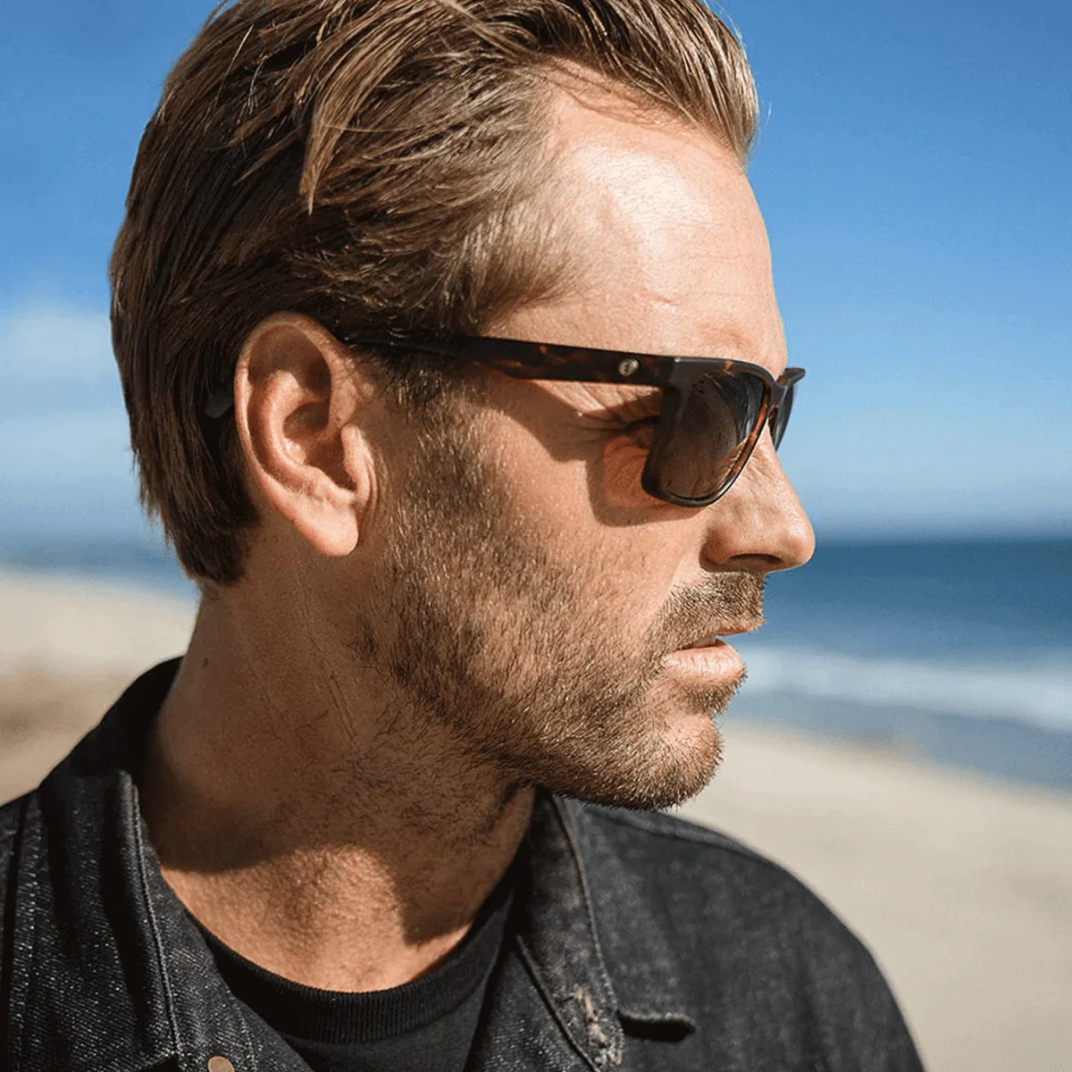 Electric Satellite Sunglasses Black Amber/Bronze Polar - Image 2
