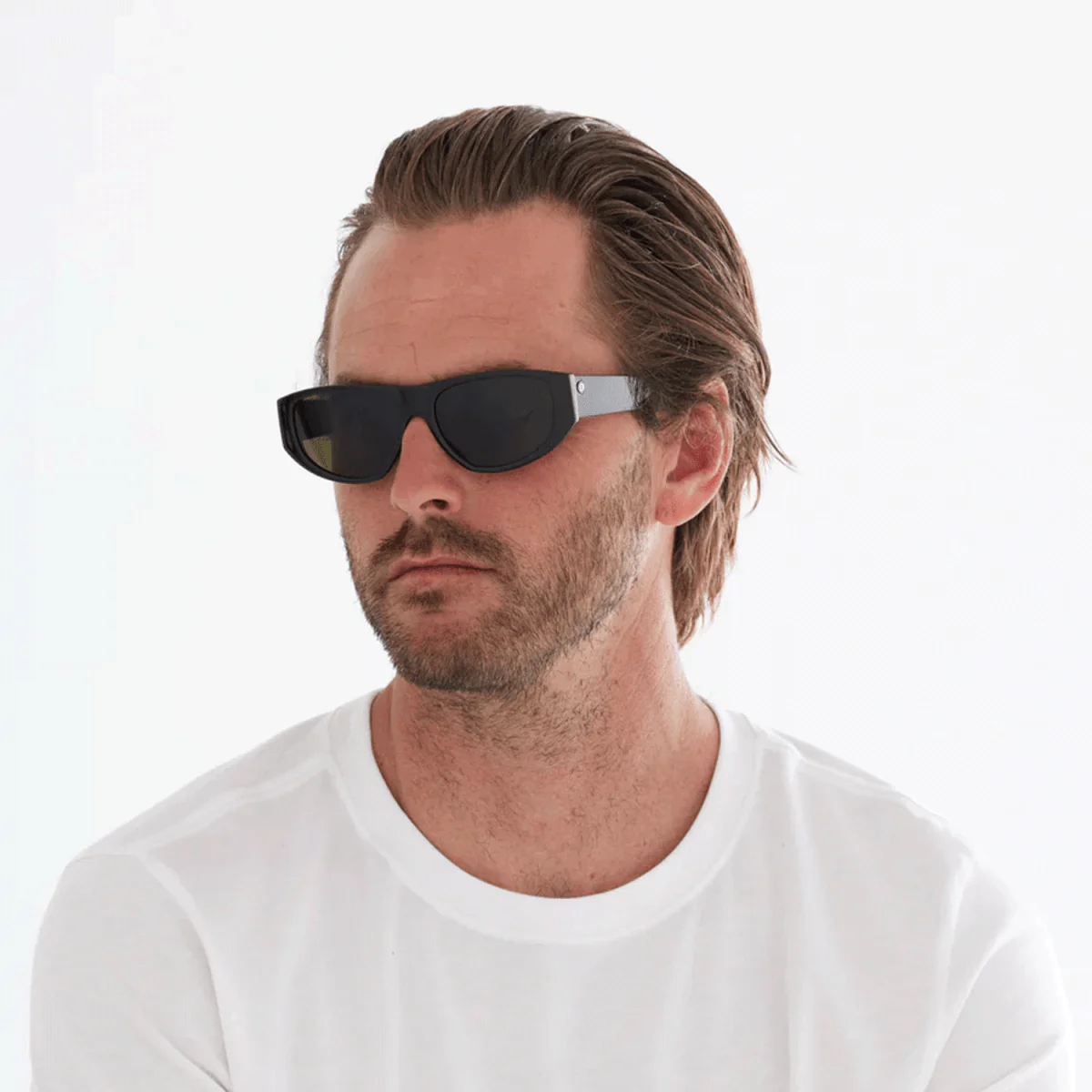 Electric Stanton Sunglasses Gloss Black/Grey Polar - Image 2