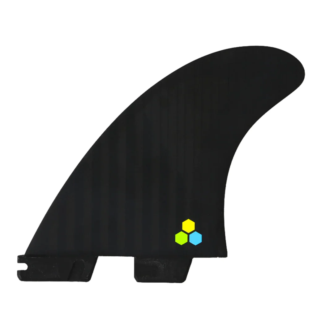 FCS II Channel Islands PC Upright Tri Surf Fins Large Black - Image 2