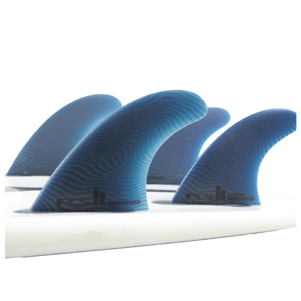 FCS II Performer Neo Glass Quad Surf Fins Pacific Medium - Image 2