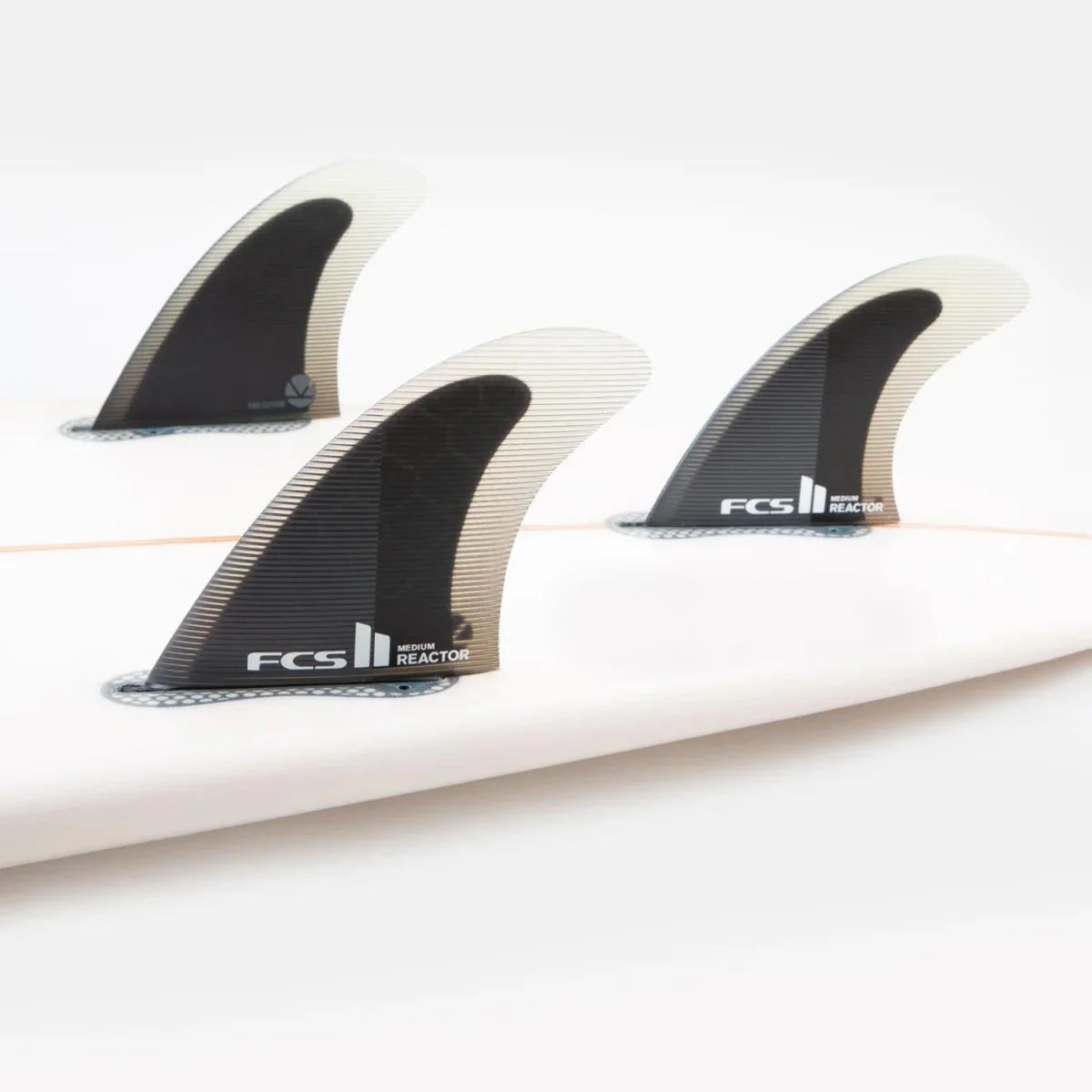 FCS II Reactor PC Tri Fins Medium Charcoal/Black - Image 2