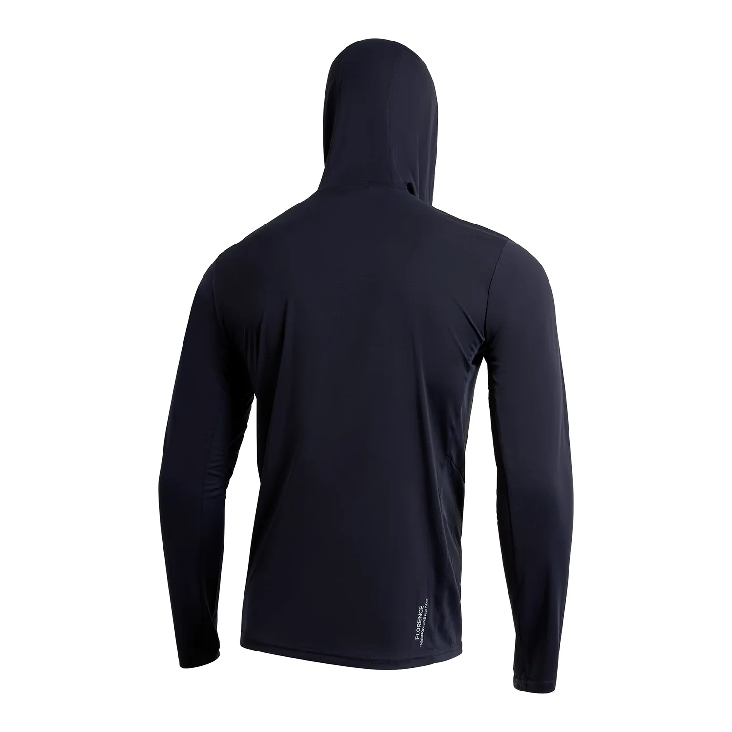 Florence Marine X Men's Sun Pro Crossover L/S UPF Hooded Shirt Department Navy - Image 2