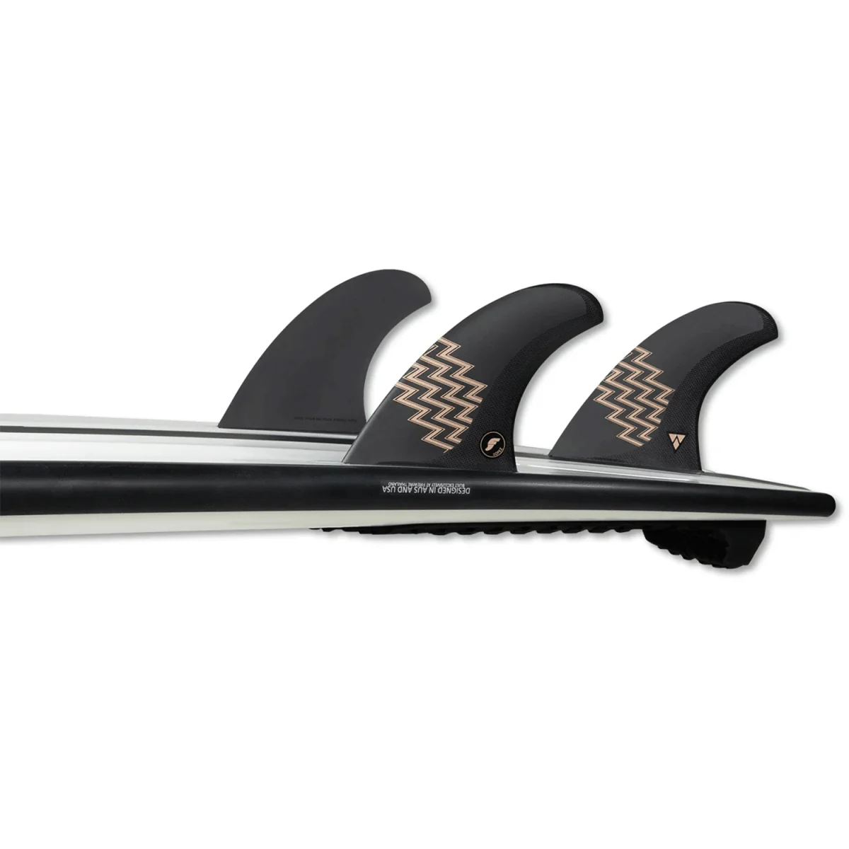 Futures Gerry Lopez Alpha 5 Fin Set Carbon/Sand Large - Image 3