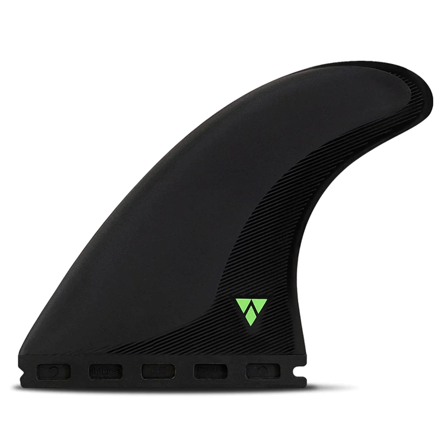 Futures Thruster JJ-2 Alpha Surf Fins Carbon/Green Medium - Image 2