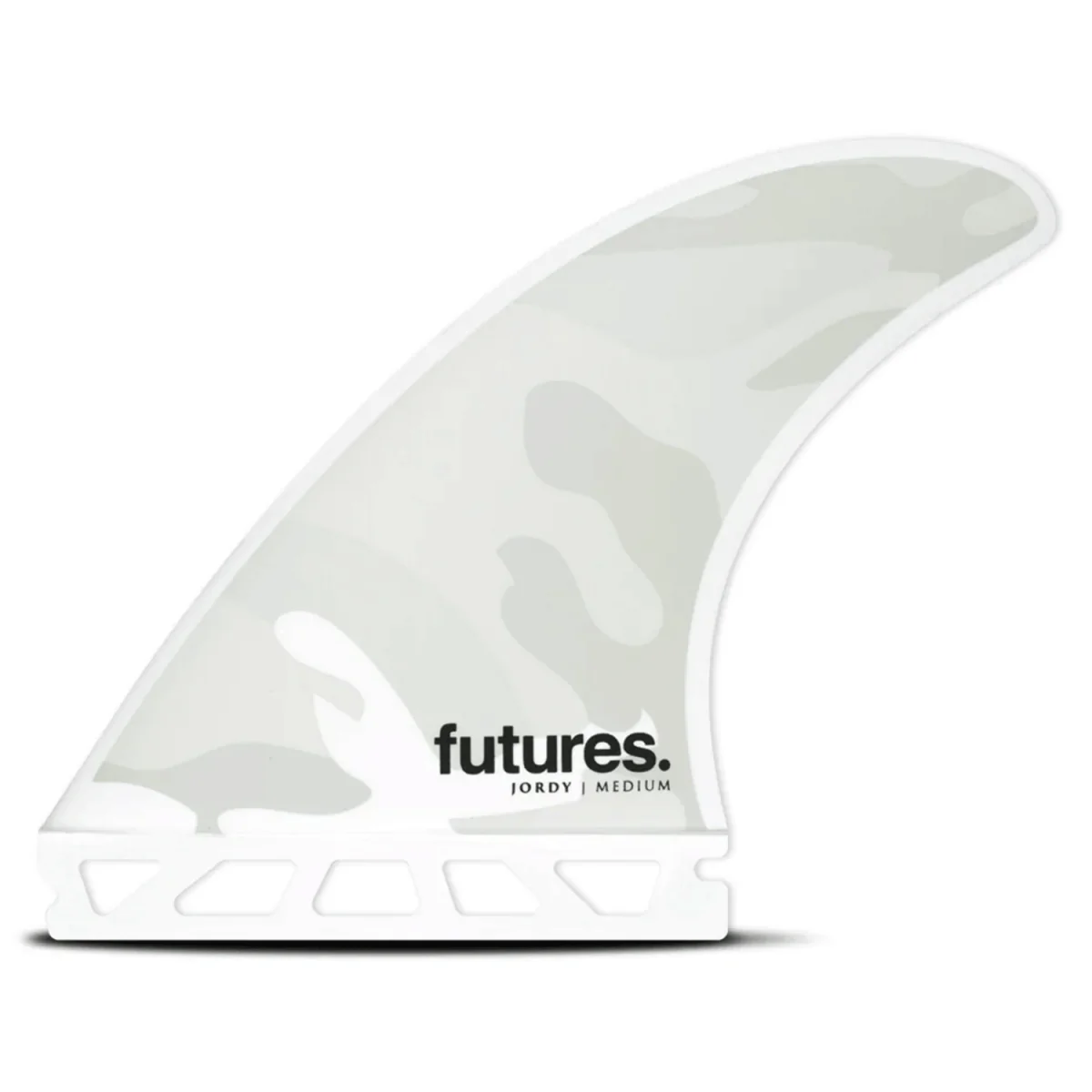 Futures Jordy Smith Thruster Honeycomb White Camo Surf Fins Medium - Image 2