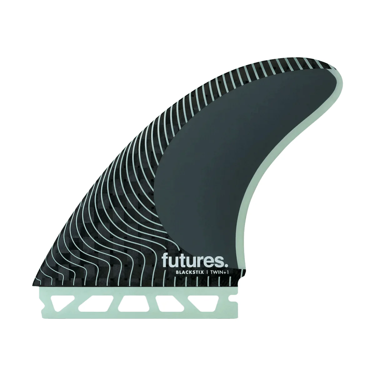 Futures Twin + 1 Blackstix Surf Fins Frost - Image 3