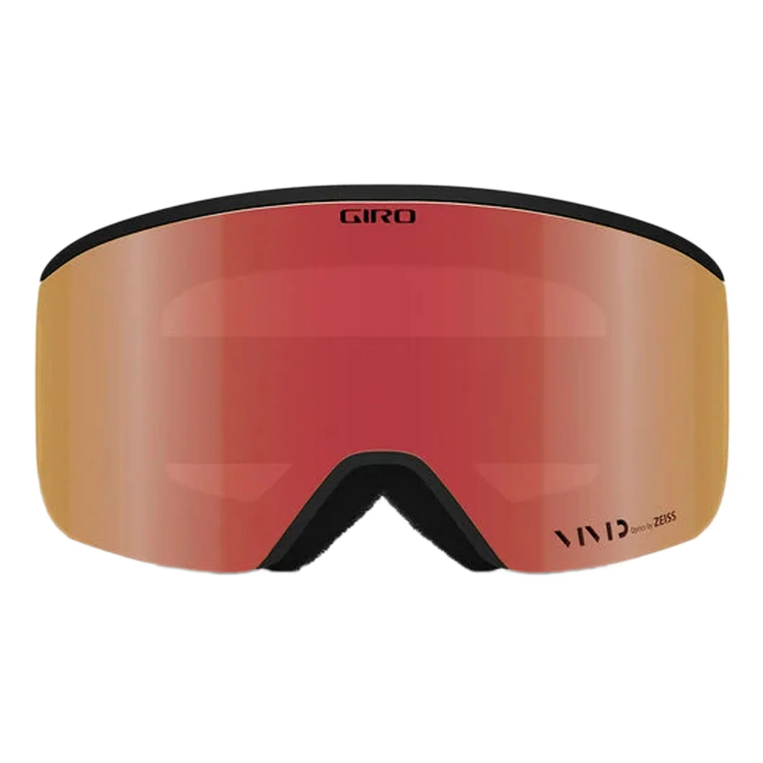 Giro Axis Asian Fit Goggles Black Wordmark/Vivid Ember + Vivid Infrared - Image 3
