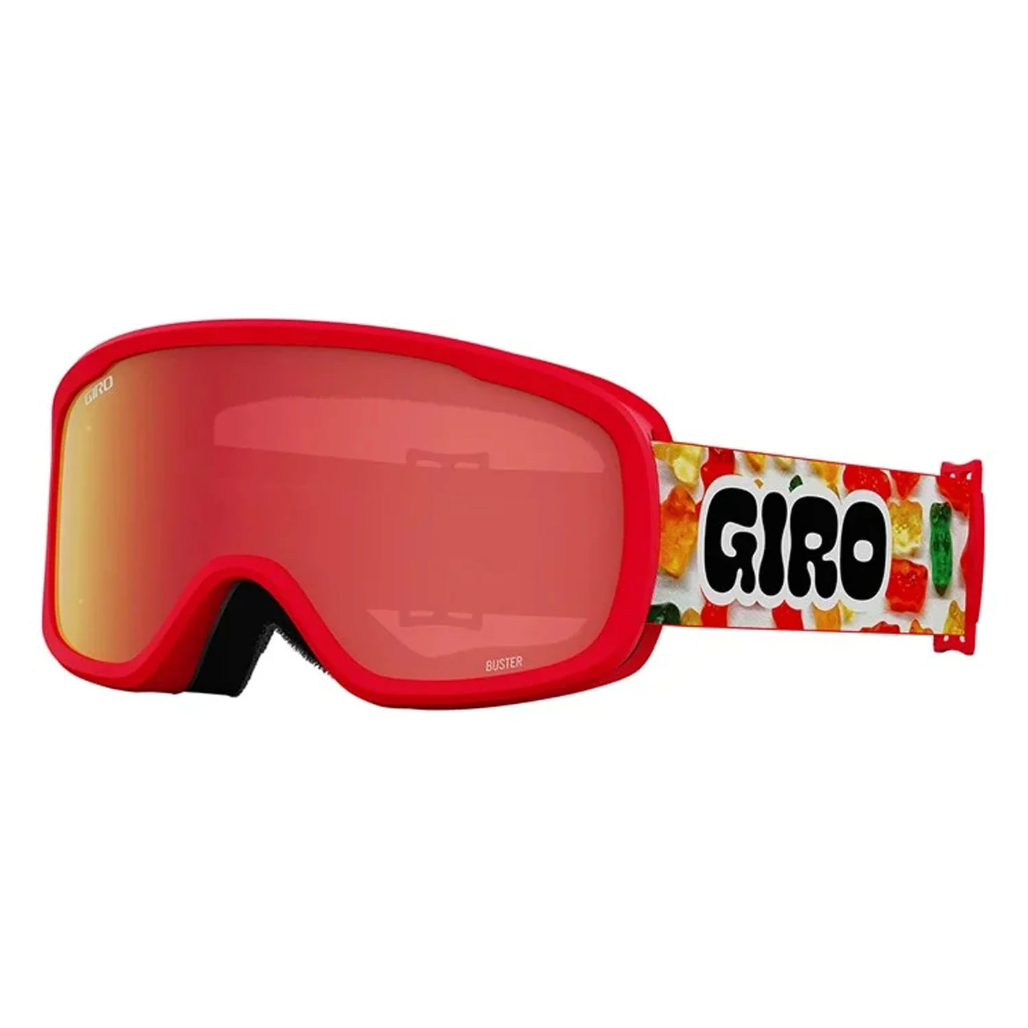 Giro Kids Buster Flash Goggles Gummy Bear/Amber Scarlet - Image 2