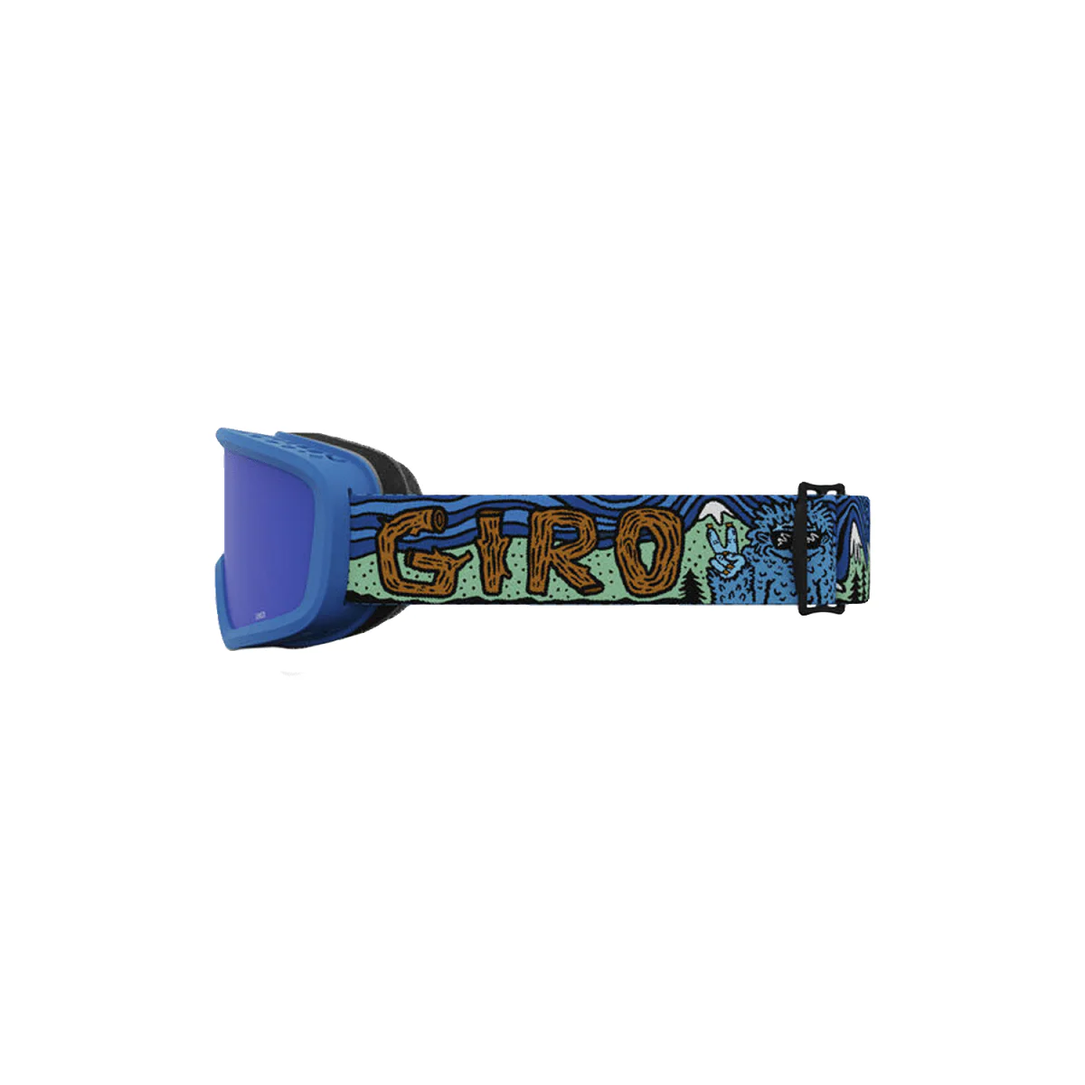 Giro Kids Chico 2.0 Flash Goggles Blue Shreddy Yeti/Grey Cobalt - Image 2