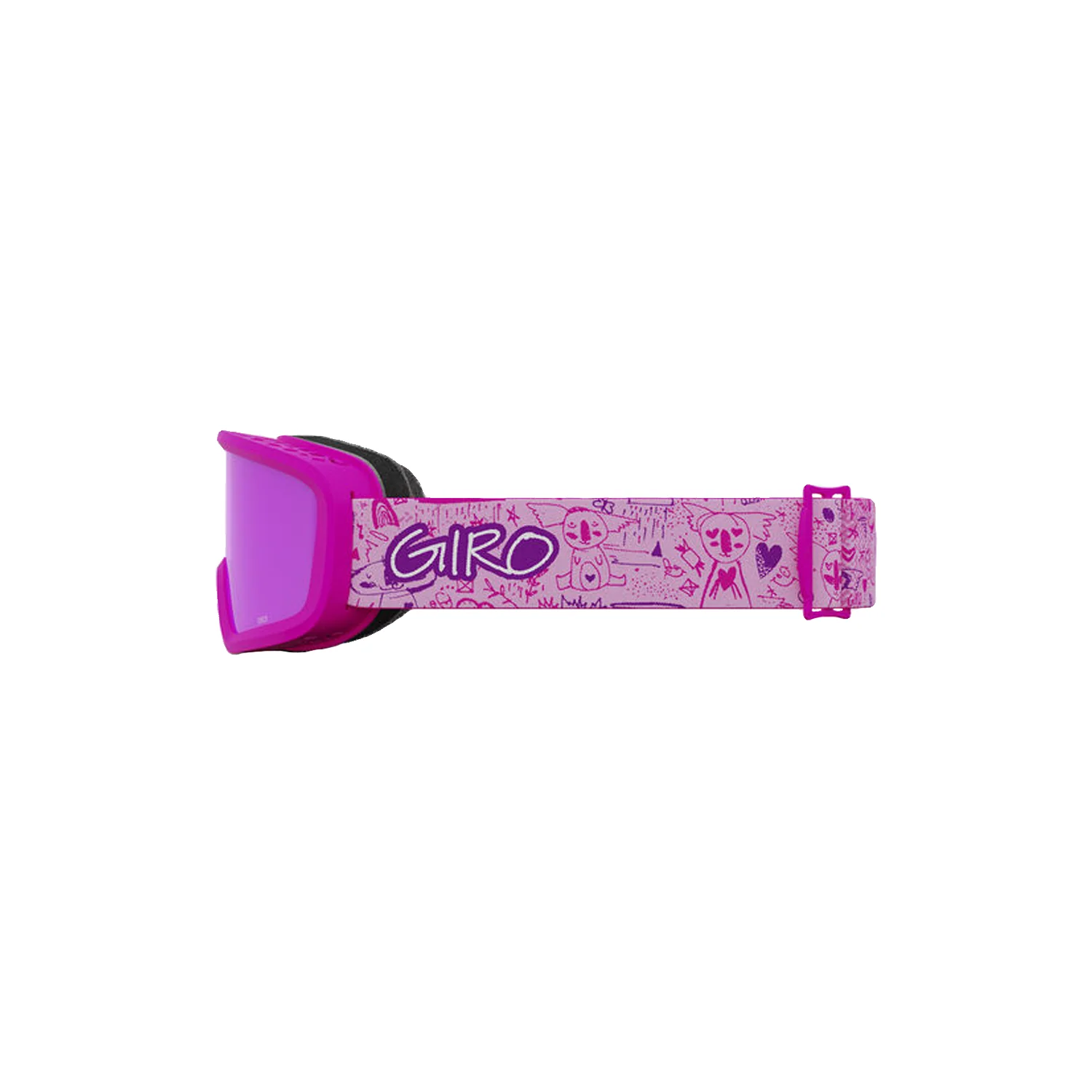 Giro Kids Chico 2.0 Flash Goggles Purple Koala/Amber Pink - Image 2