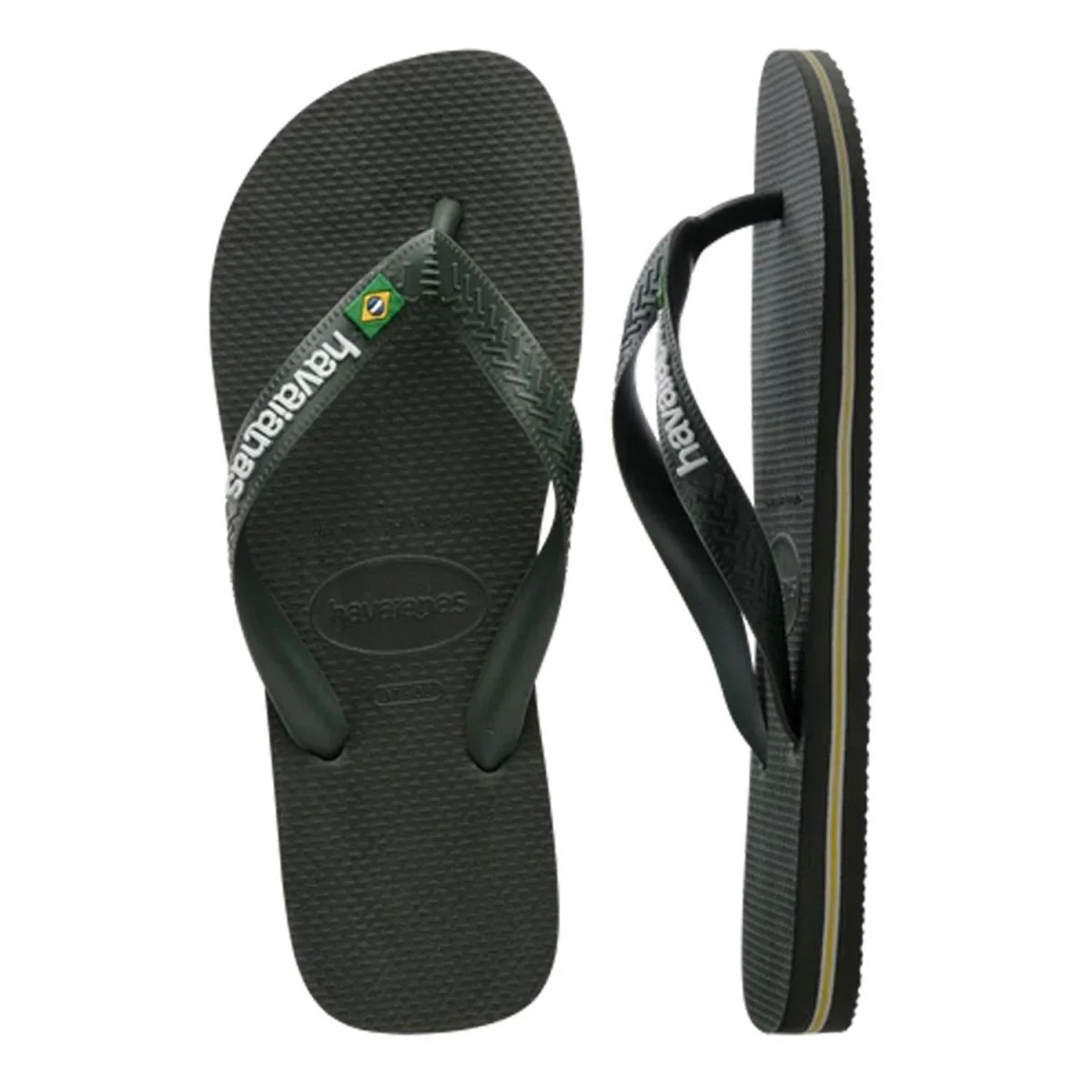 Havaianas Brazil Logo Sandal Green Olive - Image 4