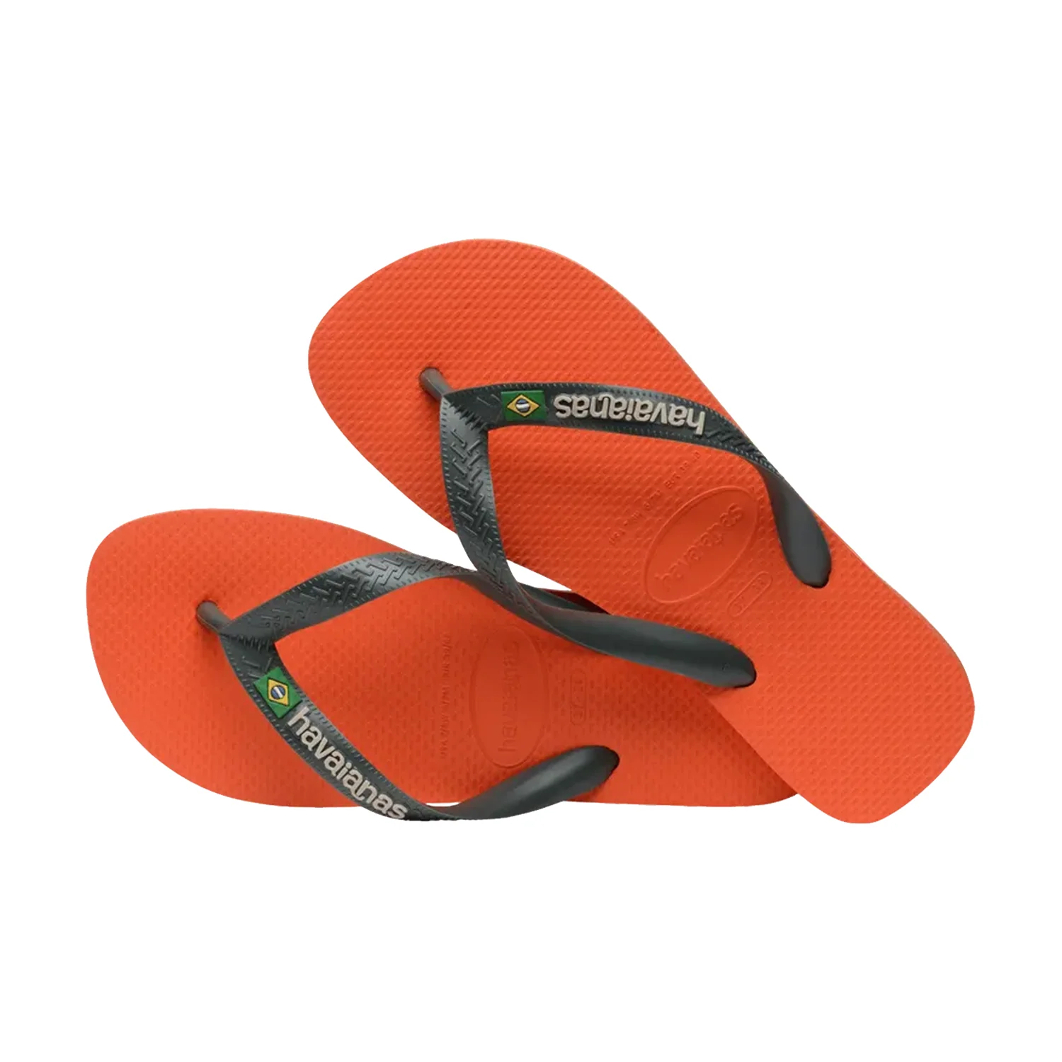 Havaianas Brazil Logo Sandal Sunset Orange - Image 3