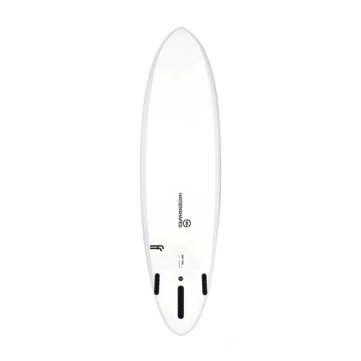 Hayden Shapes New Wave Mid Surfboard Future Flex 7'2" Black Futures - Image 2
