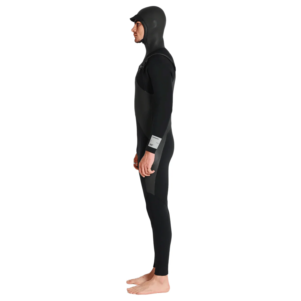 Haydenshapes by Dion Lee 5/4mm Hooded Chest Zip Wetsuit Black - Image 2