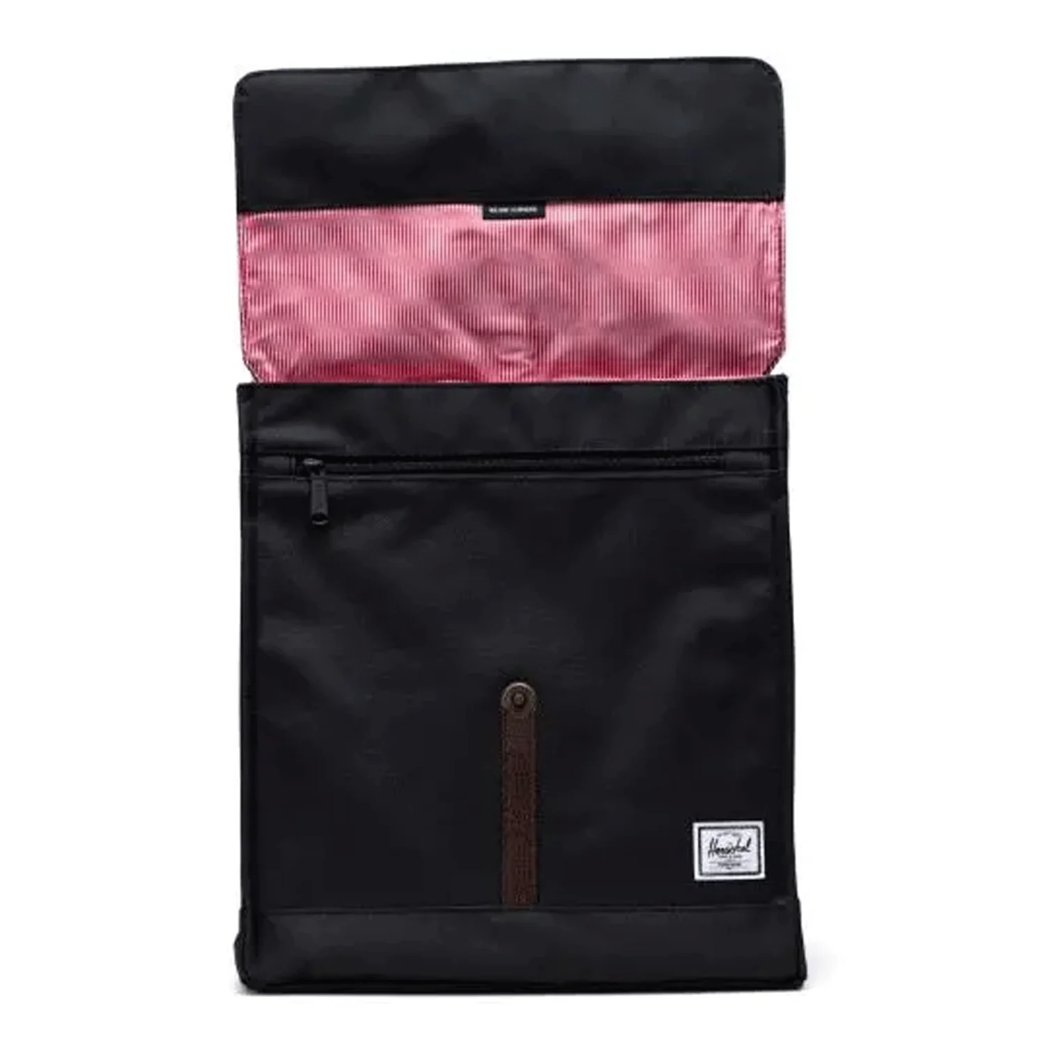 Herschel City Mid-Volume Backpack Black/Chicory Coffee - Image 2