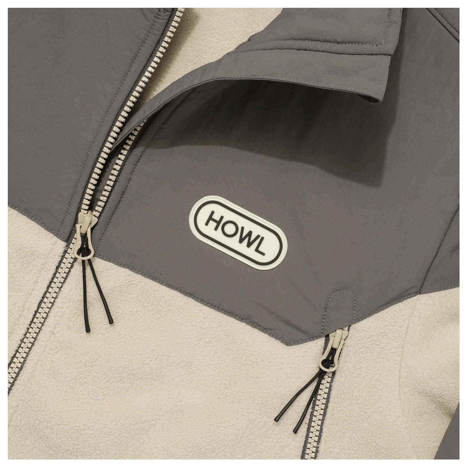 Howl Zip Polar Fleece Jacket 2024 Marshmallow - Image 2