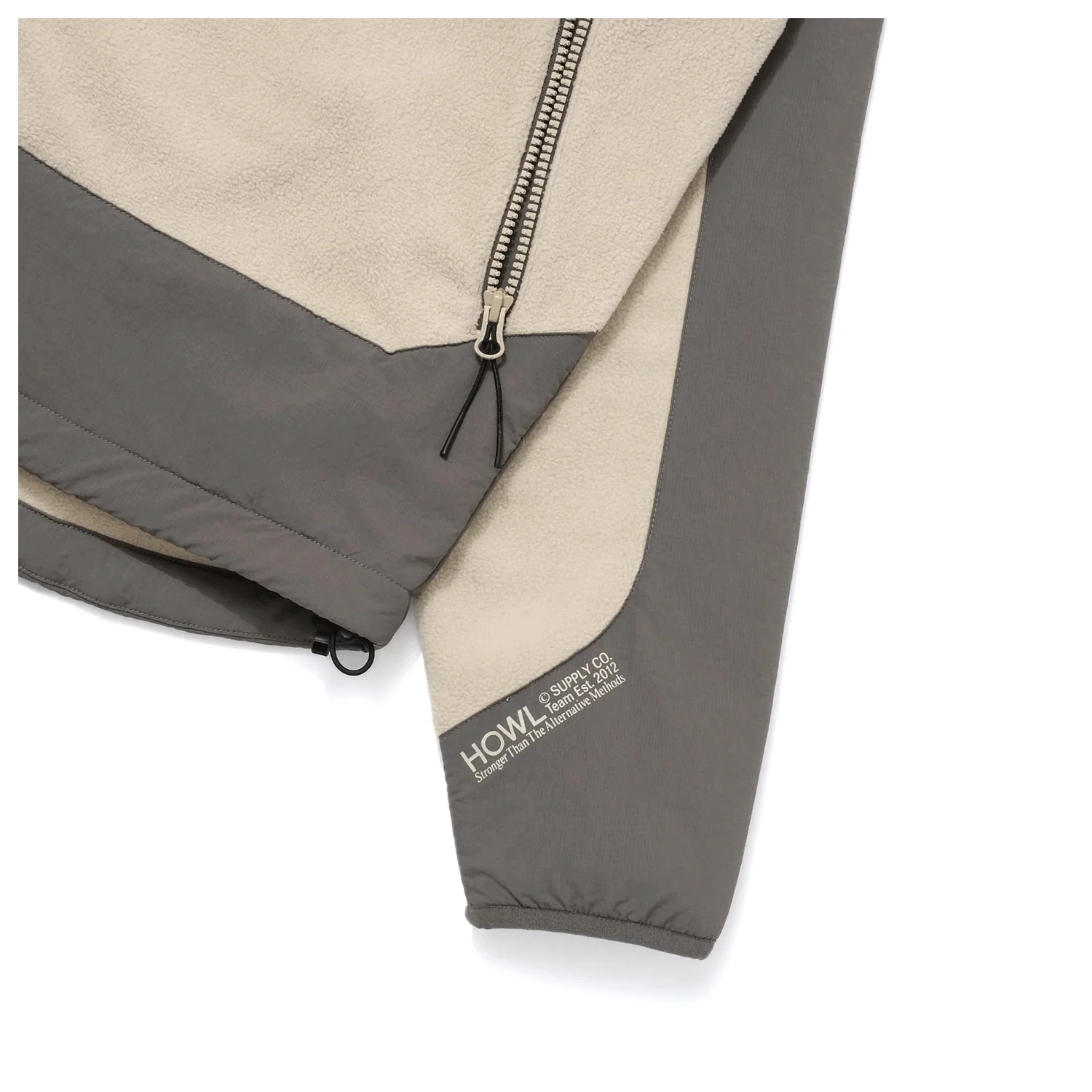 Howl Zip Polar Fleece Jacket 2024 Marshmallow - Image 3