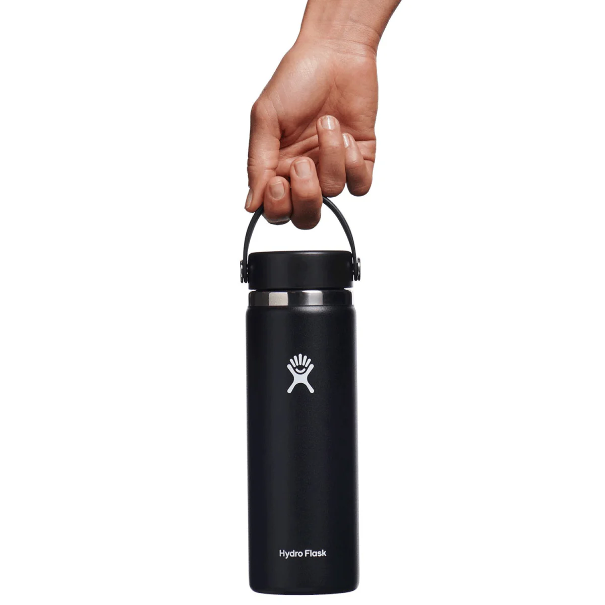 Hydro Flask 20 oz. Wide Mouth Insulated Sport Bottle Black - Image 2