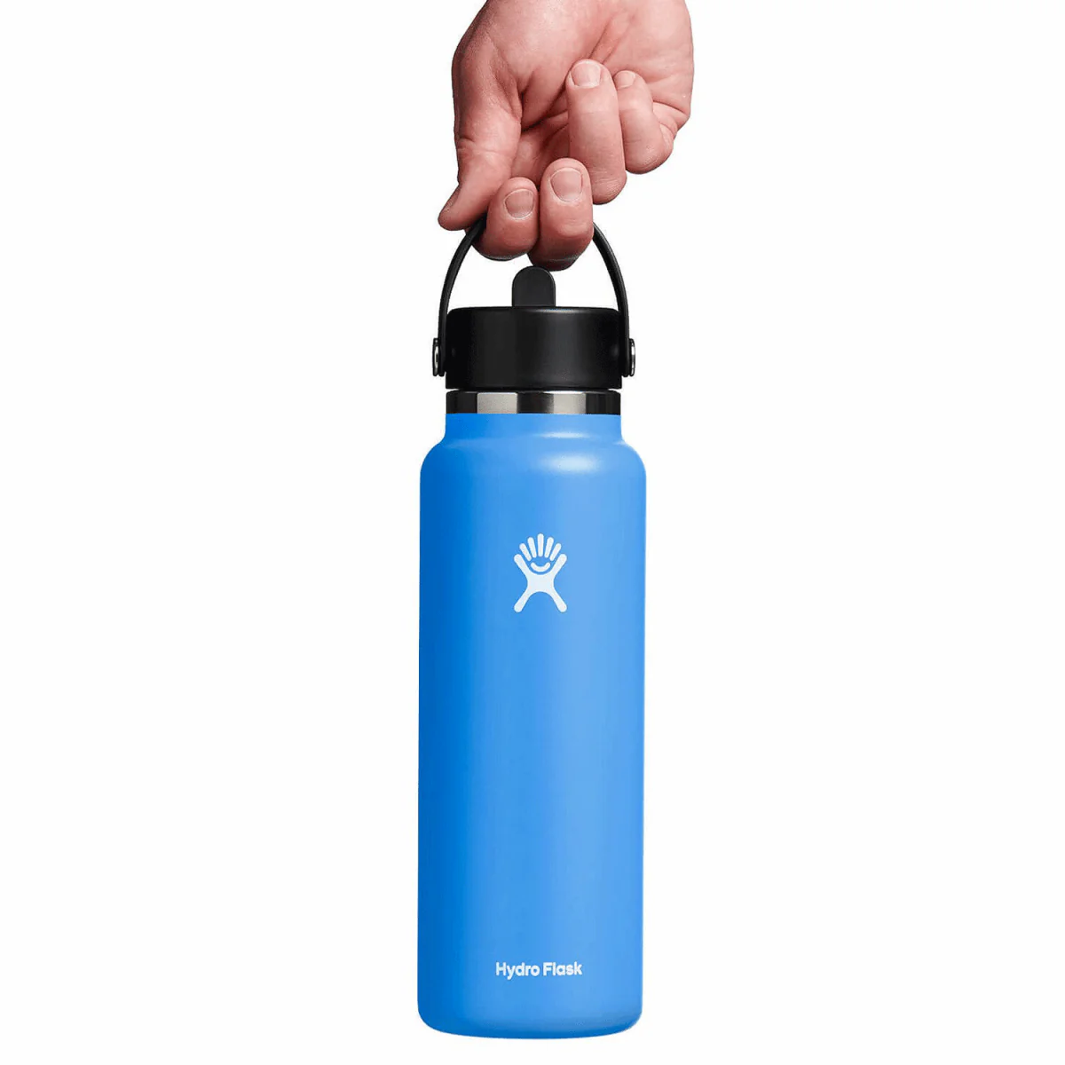 Hydro Flask 40 oz. Wide Flex Straw Cap Bottle Cascade - Image 2
