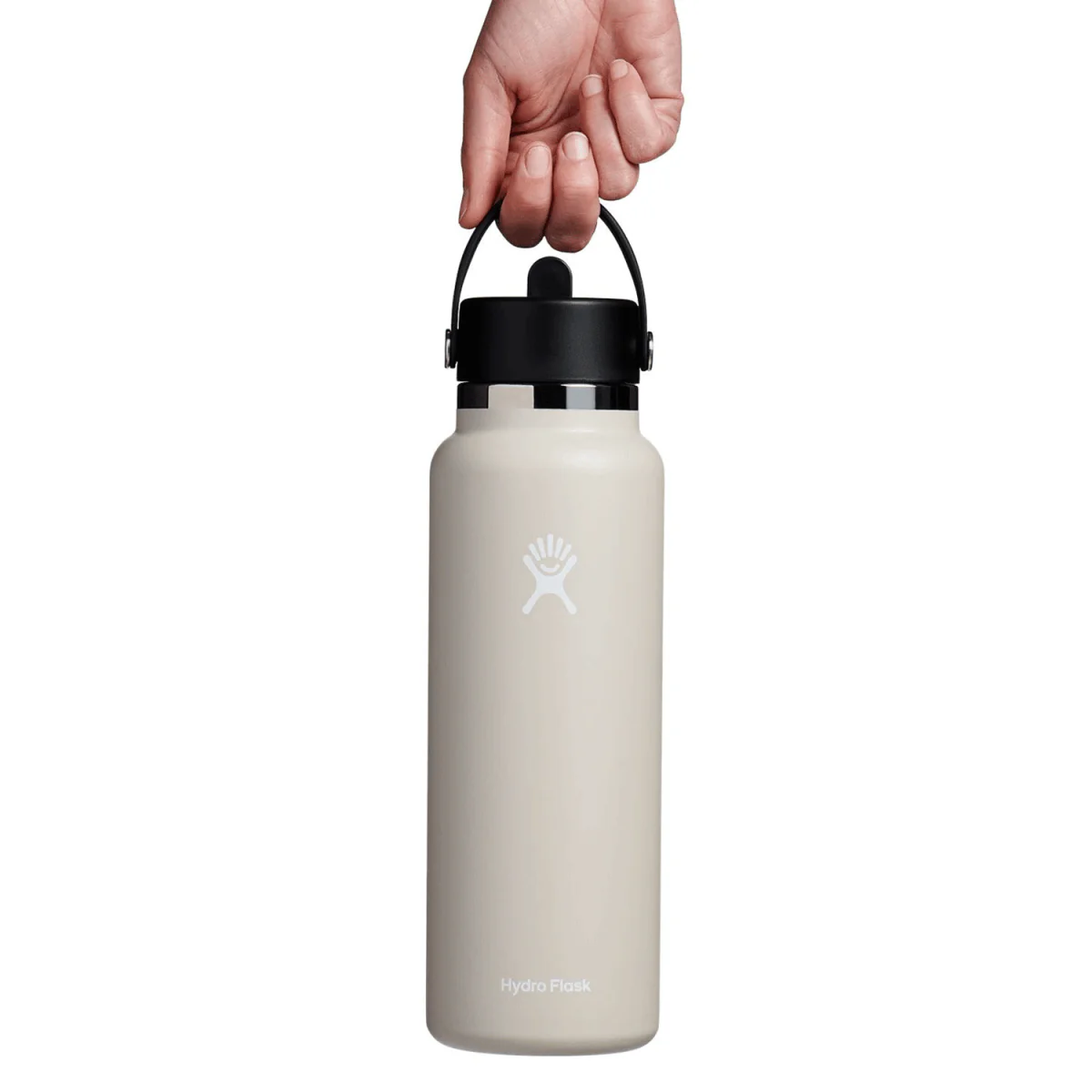 Hydro Flask 40 oz. Wide Flex Straw Cap Bottle Oat - Image 2