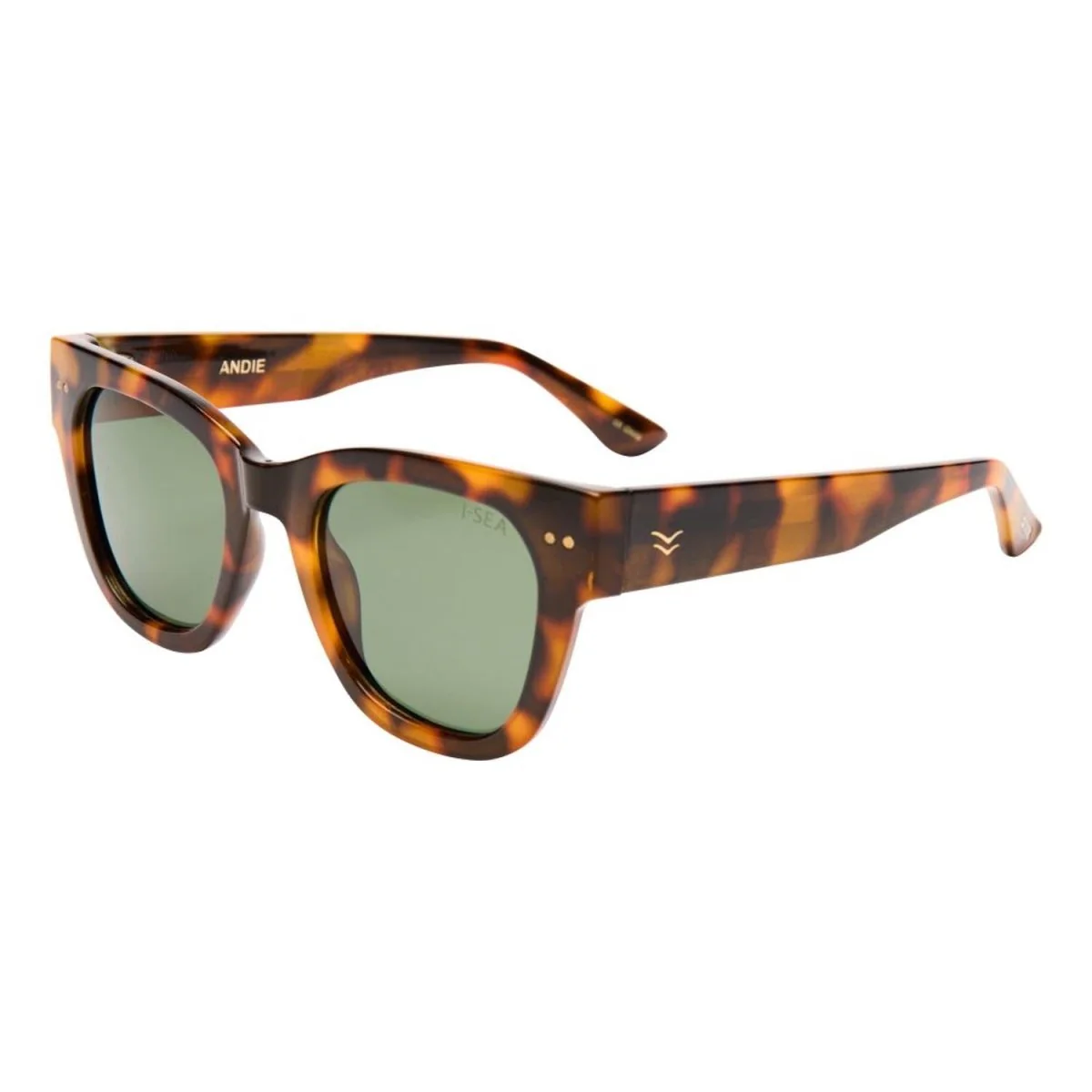 I-SEA Andie Sunglasses Tort/Green Polarized - Image 2