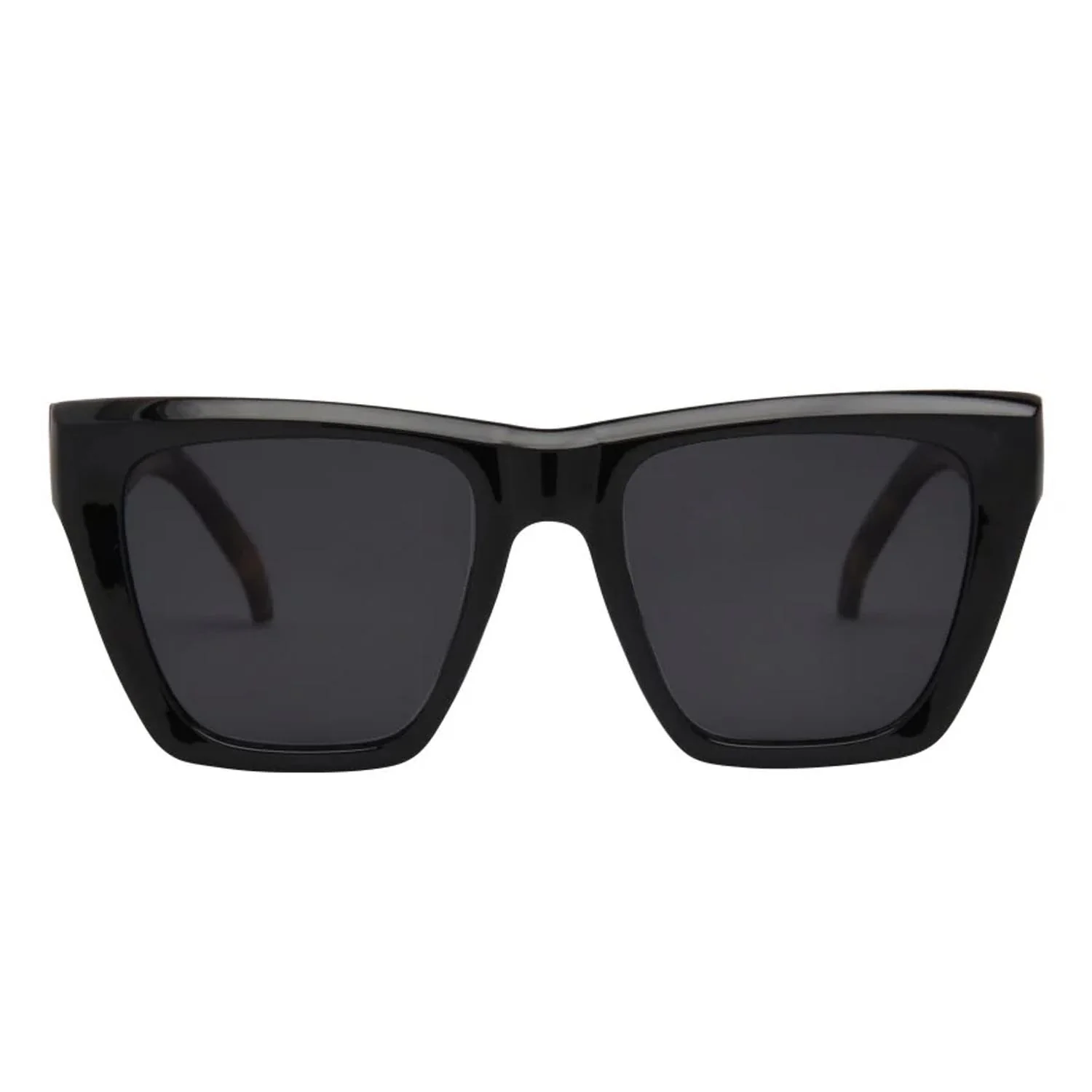 I-SEA Ava Sunglasses Black-Blonde Tort/Smoke Polarized - Image 2