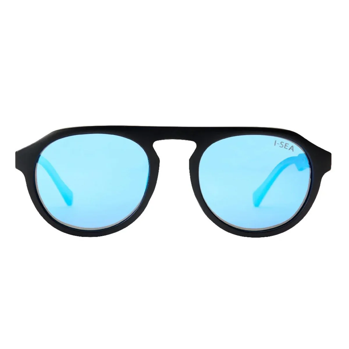 I-SEA Ivan Florence Sunglasses Florence Black/Blue Mirror Polarized - Image 2