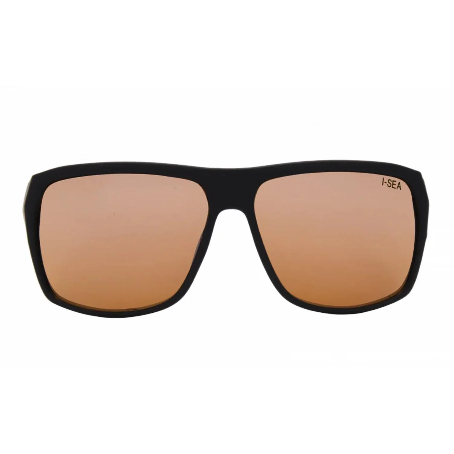 I-SEA Nick I Waterman Sunglasses Black Rubber/Copper Mirror Polarized - Image 2