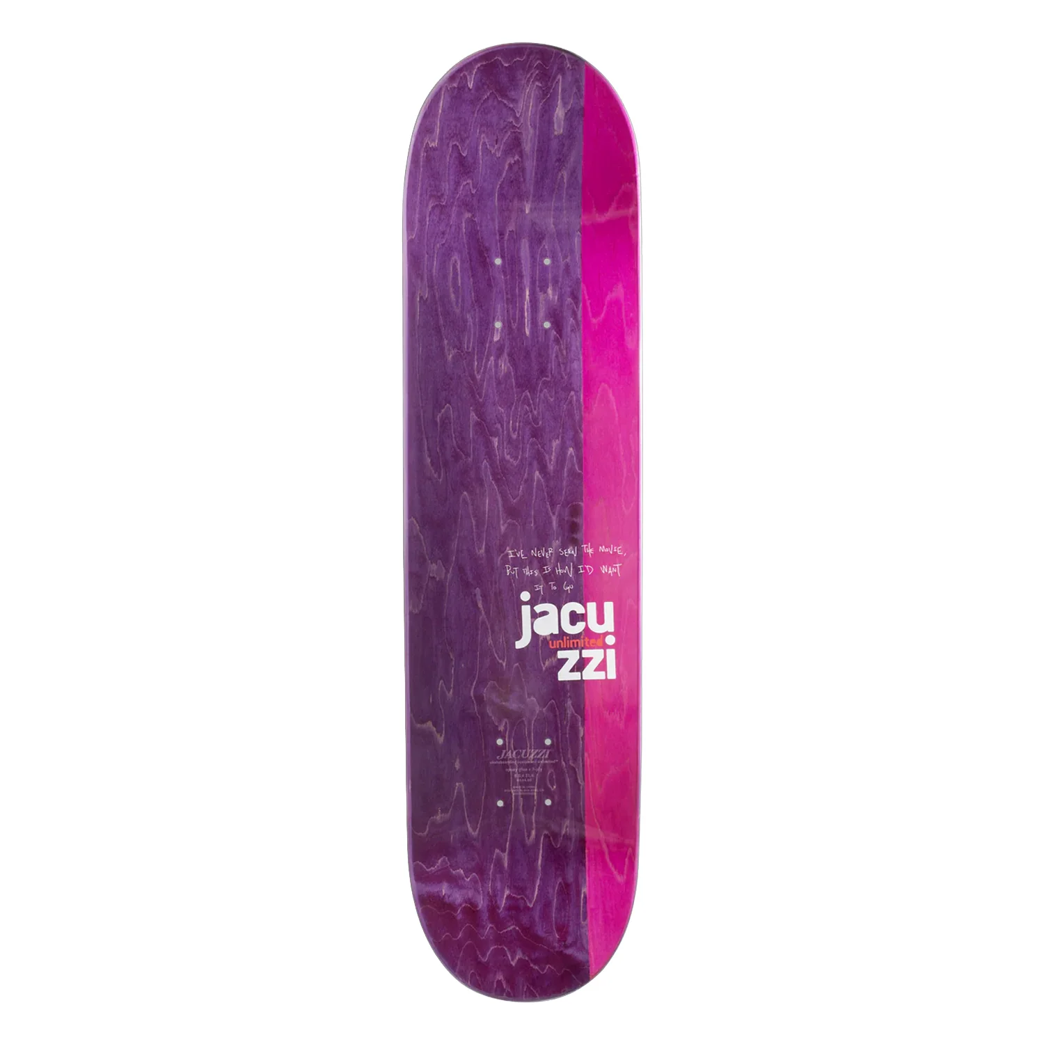 Jacuzzi Berry Hot Dog Heaven EX7 Skate Deck 8.25" - Image 2