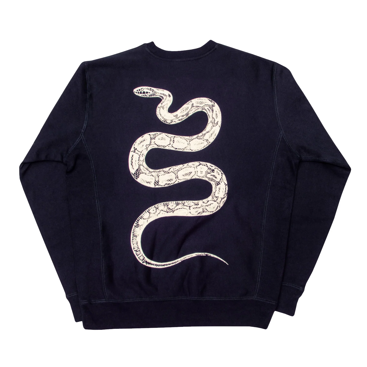 Jenny Snek Crewneck Sweater Navy - Image 2
