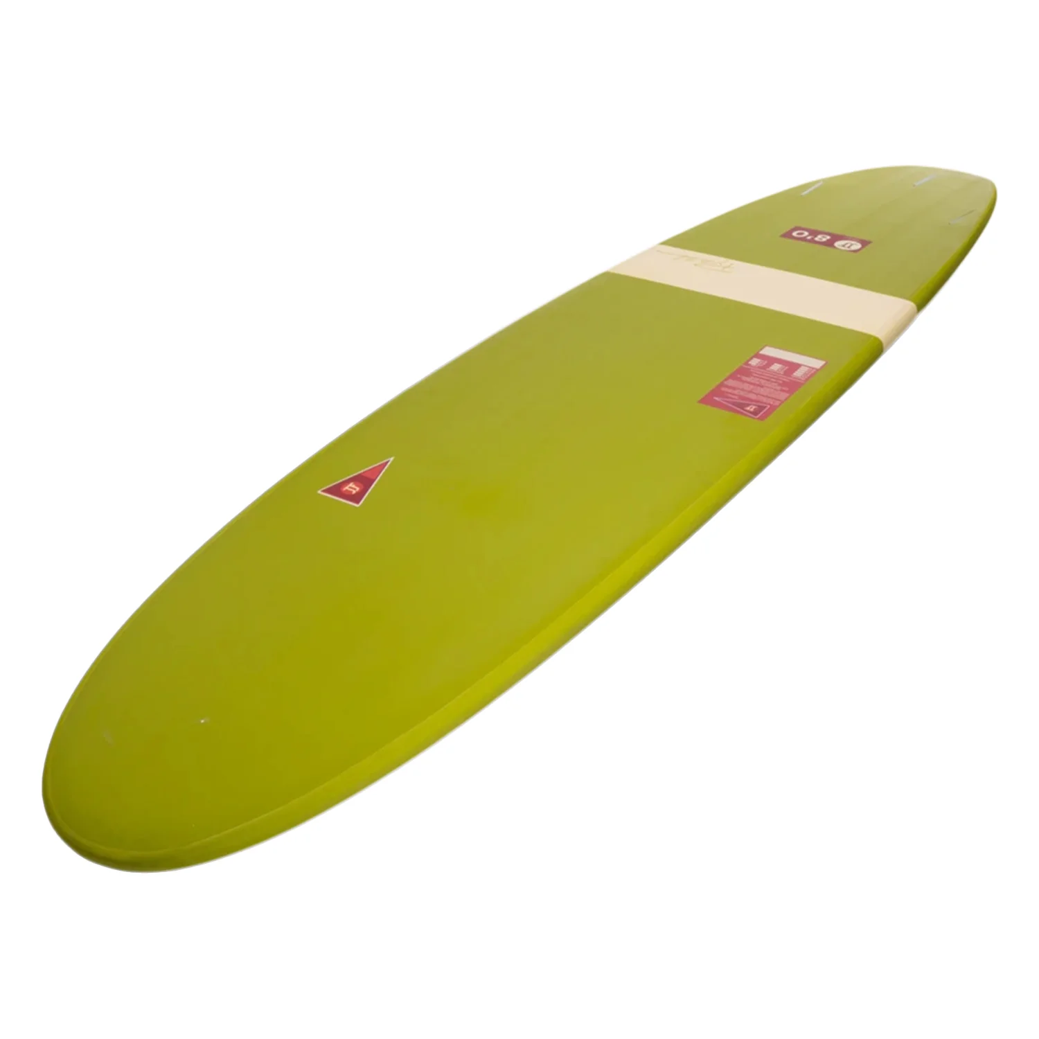 JJF by Pyzel Log Surfboard Army 8'0" - Image 3
