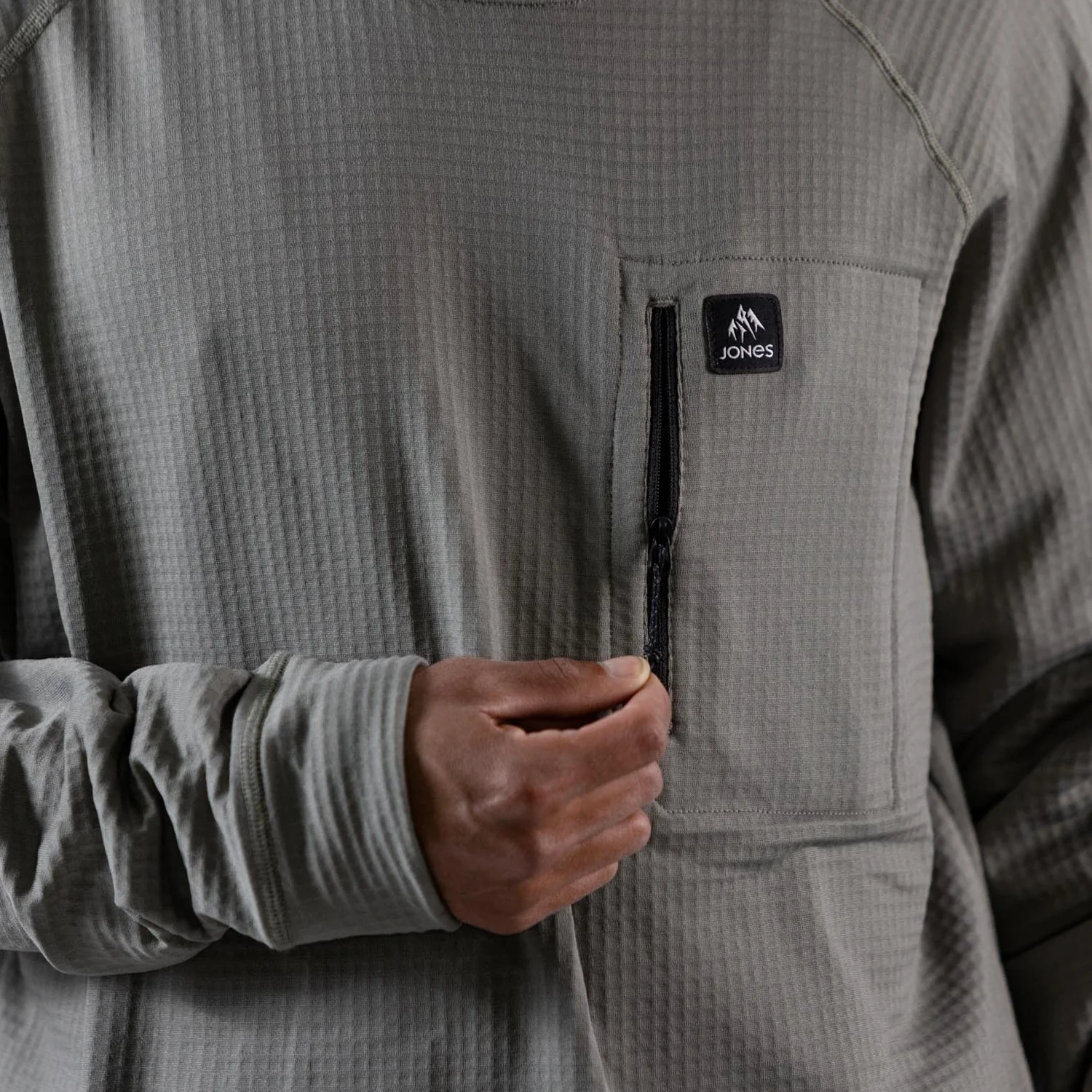 Jones Flagship Recycled Grid Fleece Sweater 2023 - Men - Image 2