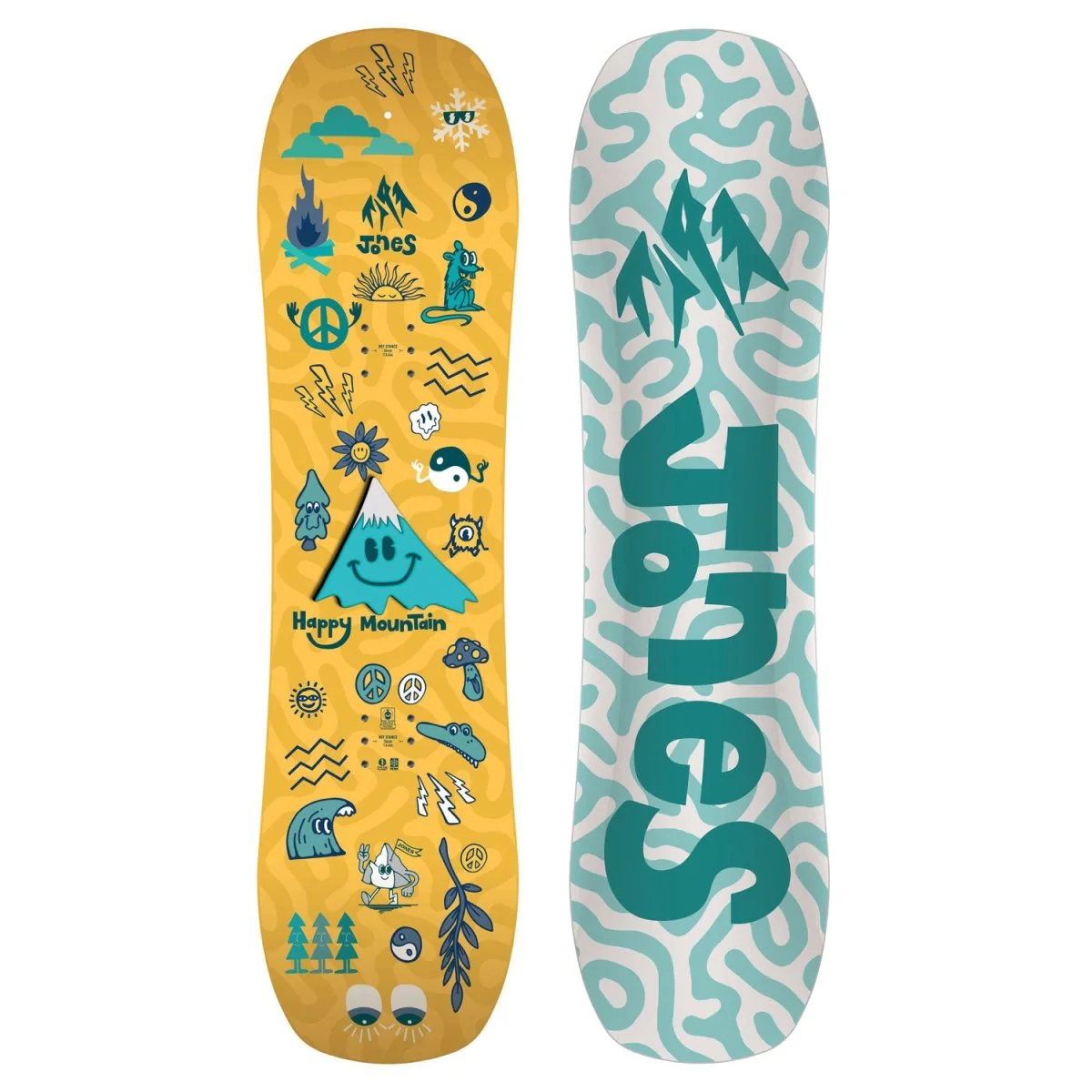 Jones Kid's Happy Mountain Snowboard Package 2027 - Image 2