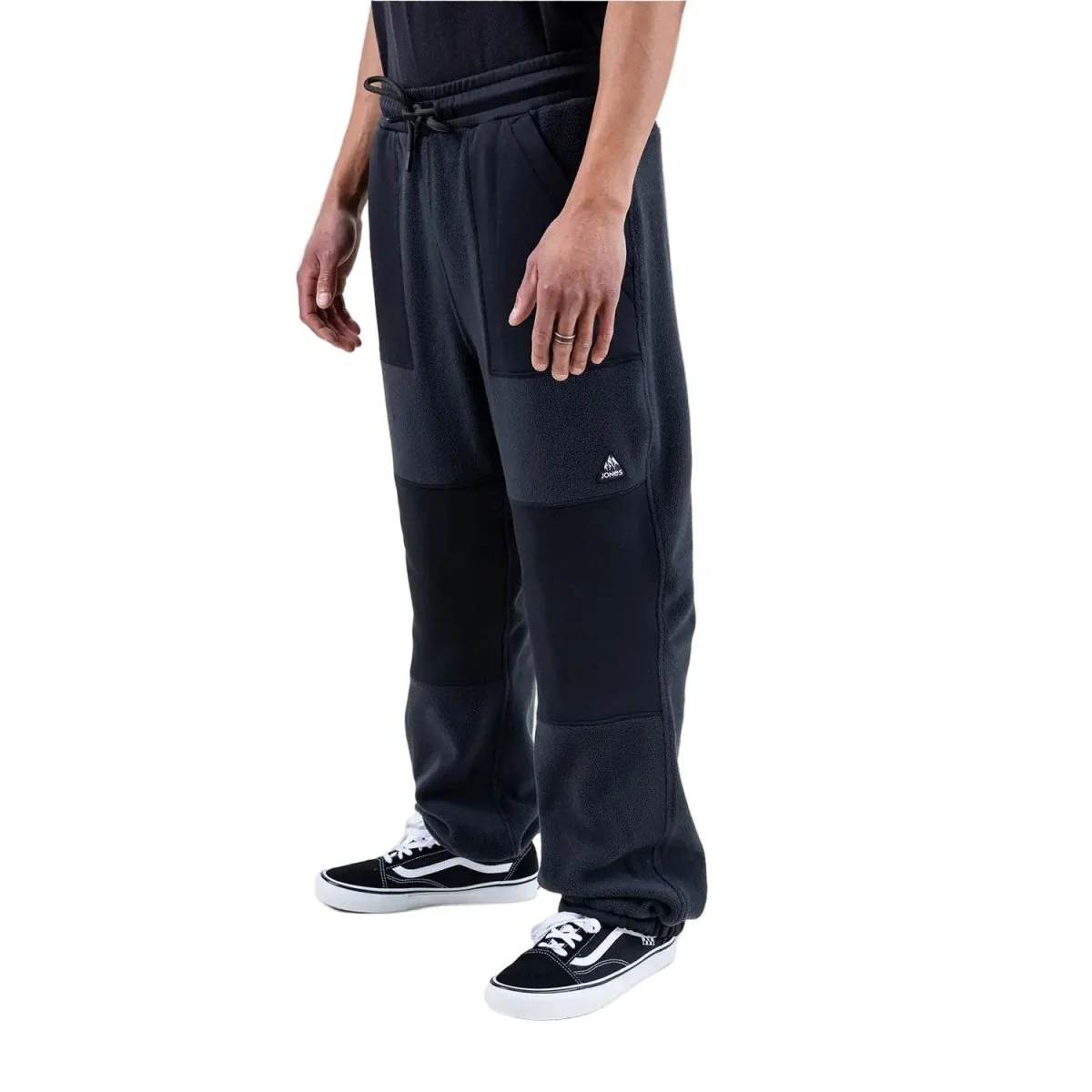 Jones Men's Lodge Recycled Fleece Pant 2026 Stealth Black - Image 3